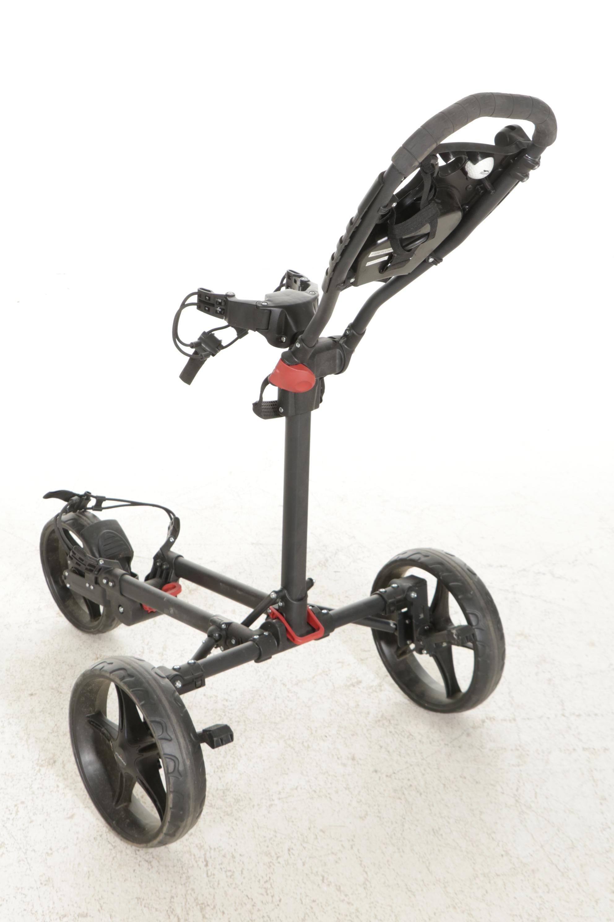 Maxfli Three Wheel Golf Bag Folding Cart