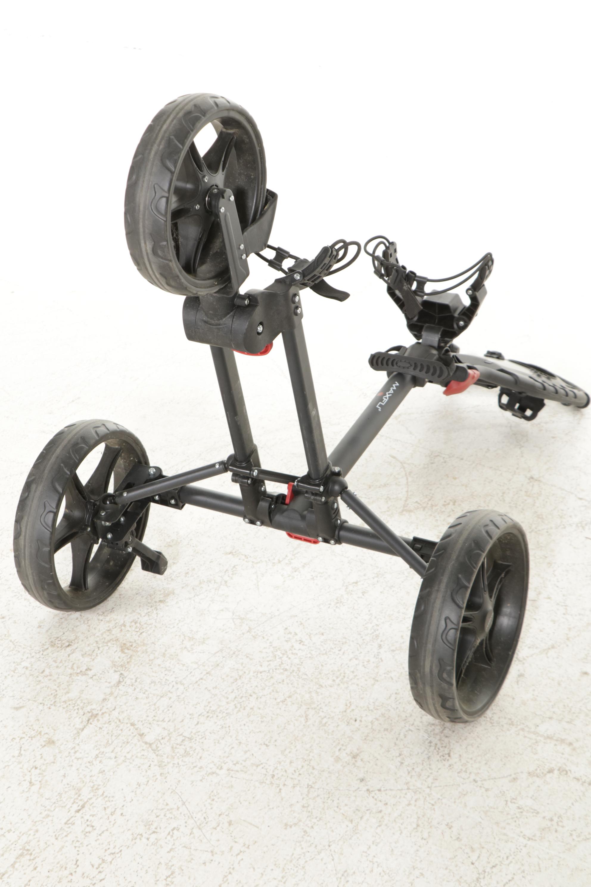 Maxfli Three Wheel Golf Bag Folding Cart