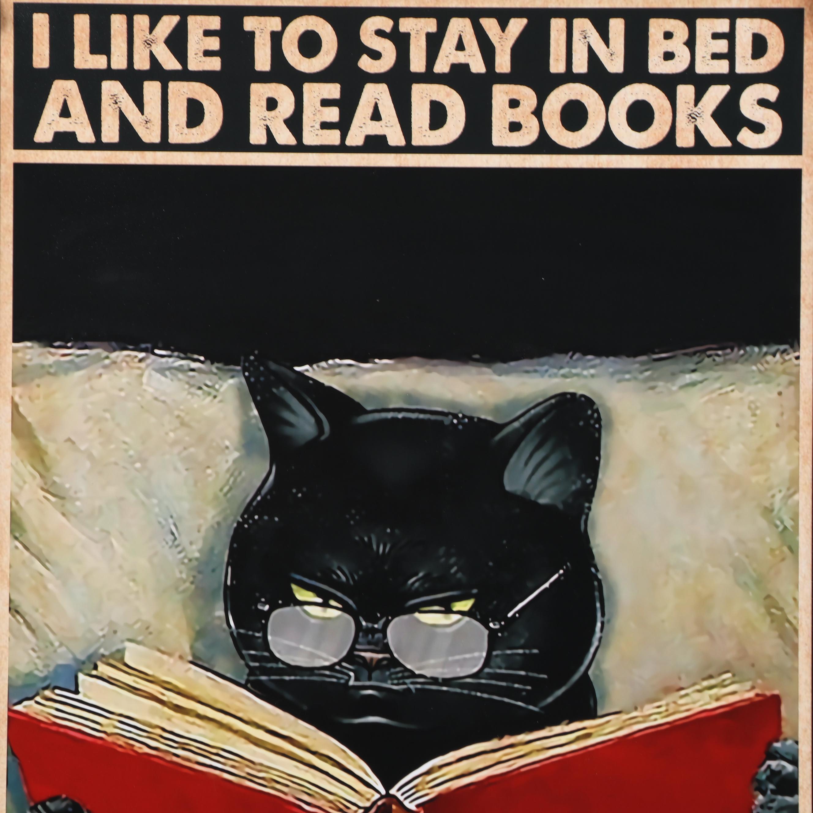 Giclée of Black Cat Reading, 21st Century
