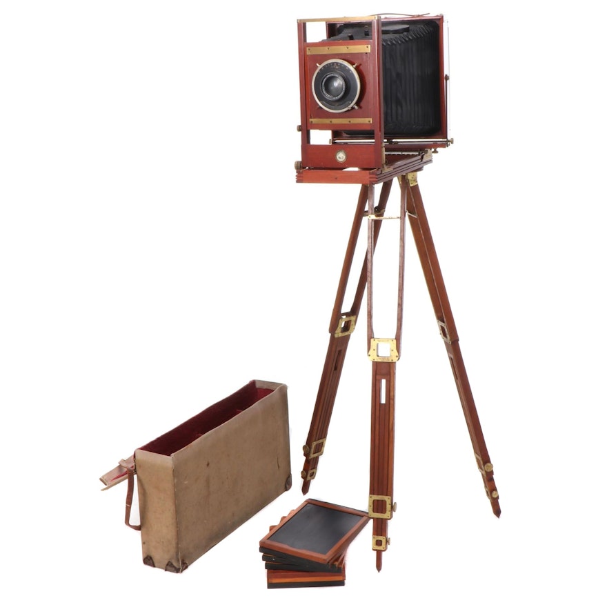 Century No. 2 8x10 View Camera with Tripod, Circa 1904 | EBTH Century No. 2 8x10 View Camera with Tripod, Circa 1904 | EBTH