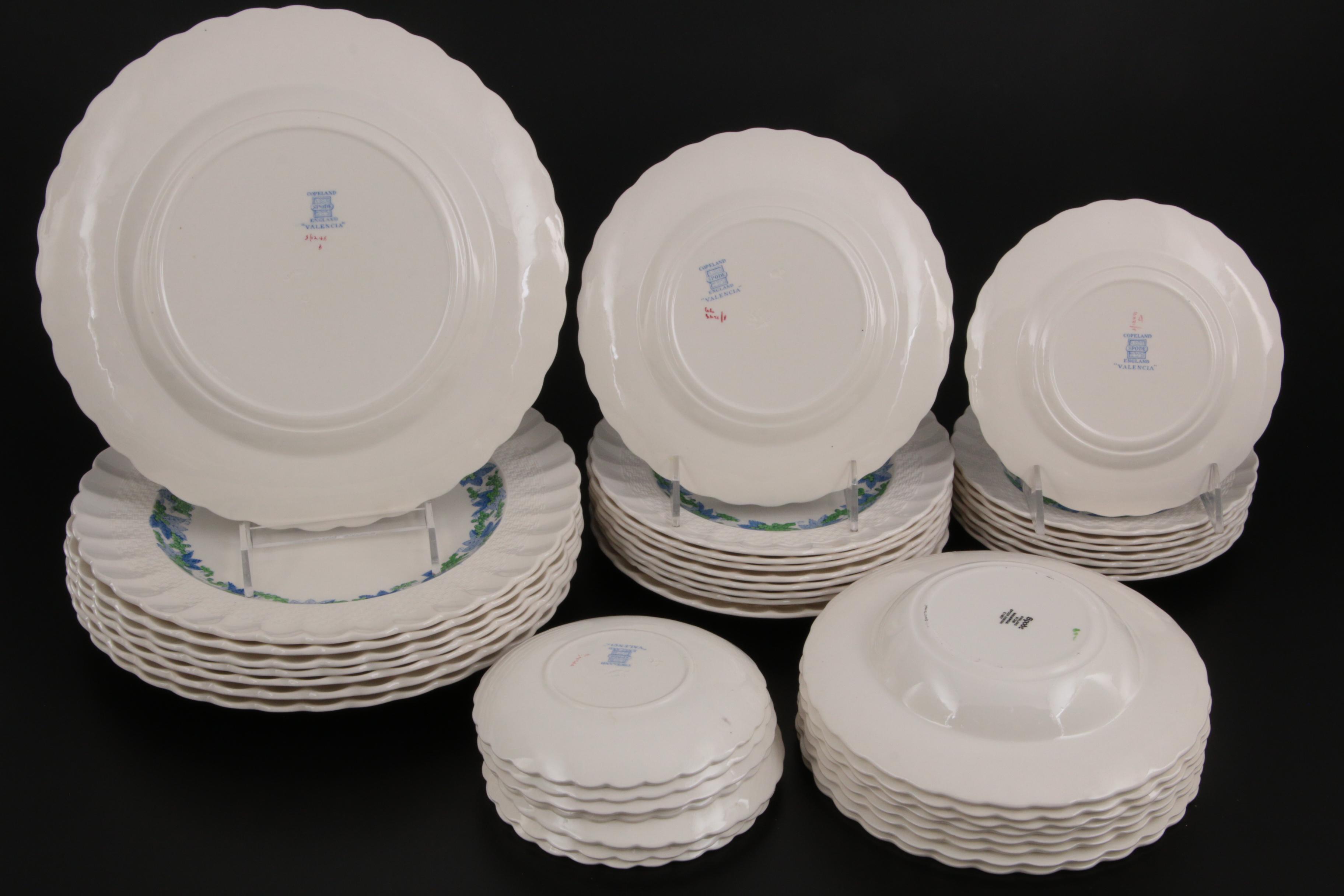Copeland Spode "Valencia" Earthenware Dinnerware
