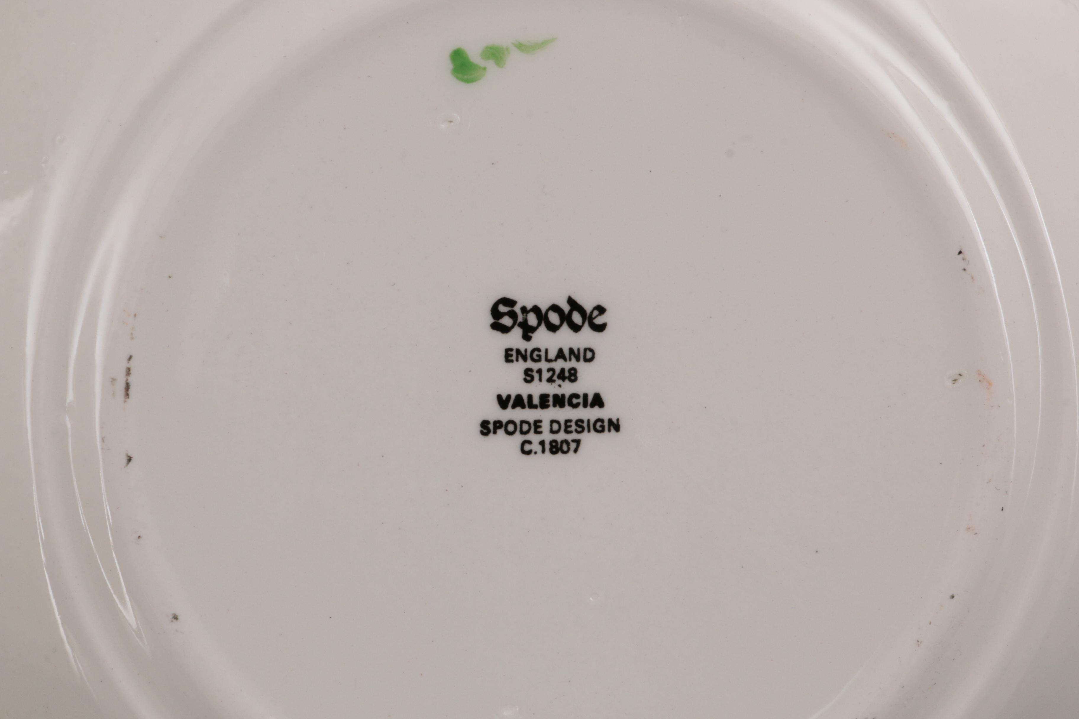 Copeland Spode "Valencia" Earthenware Dinnerware