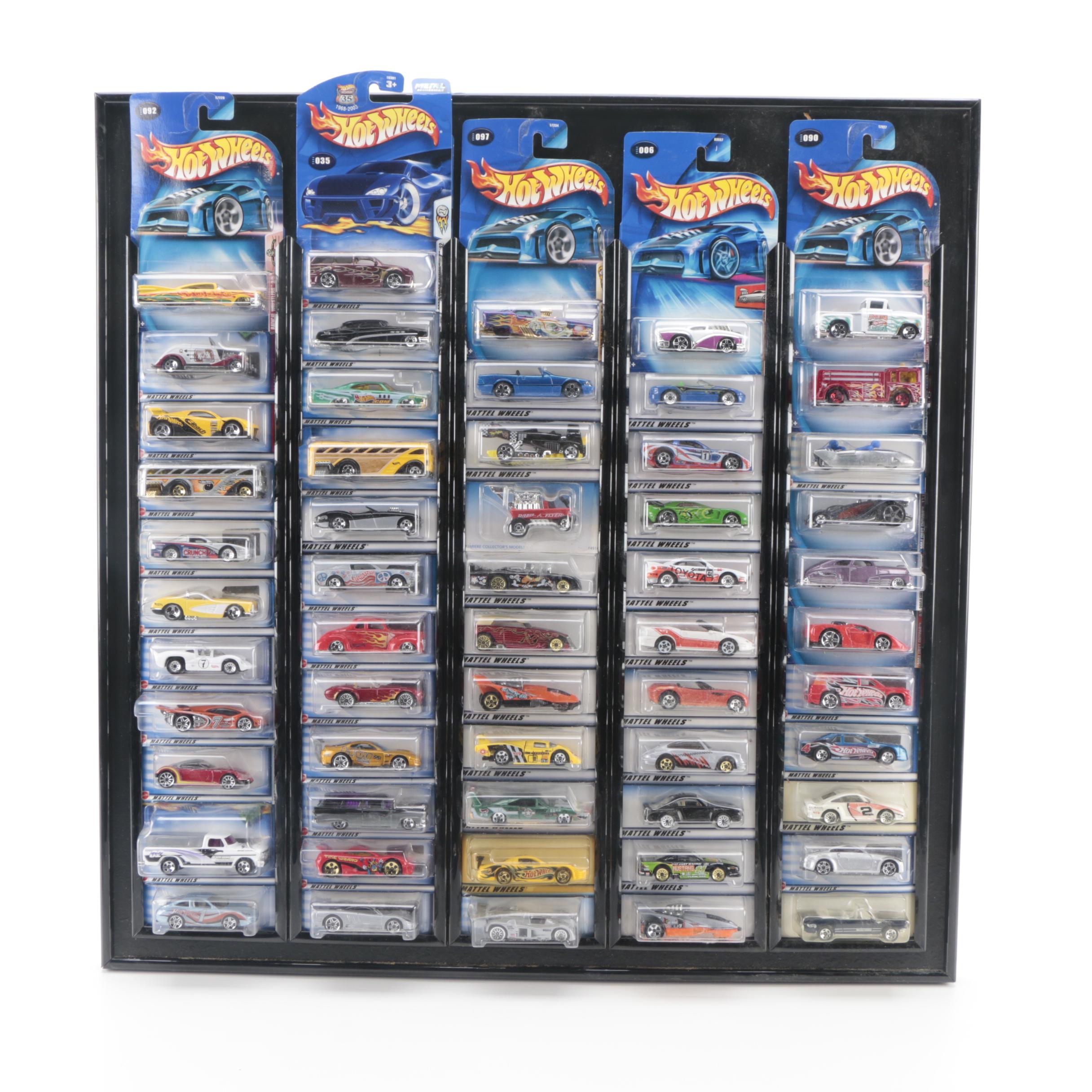 Unopened Hot Wheels Cars Including Multiple First Editions and Gift Packs