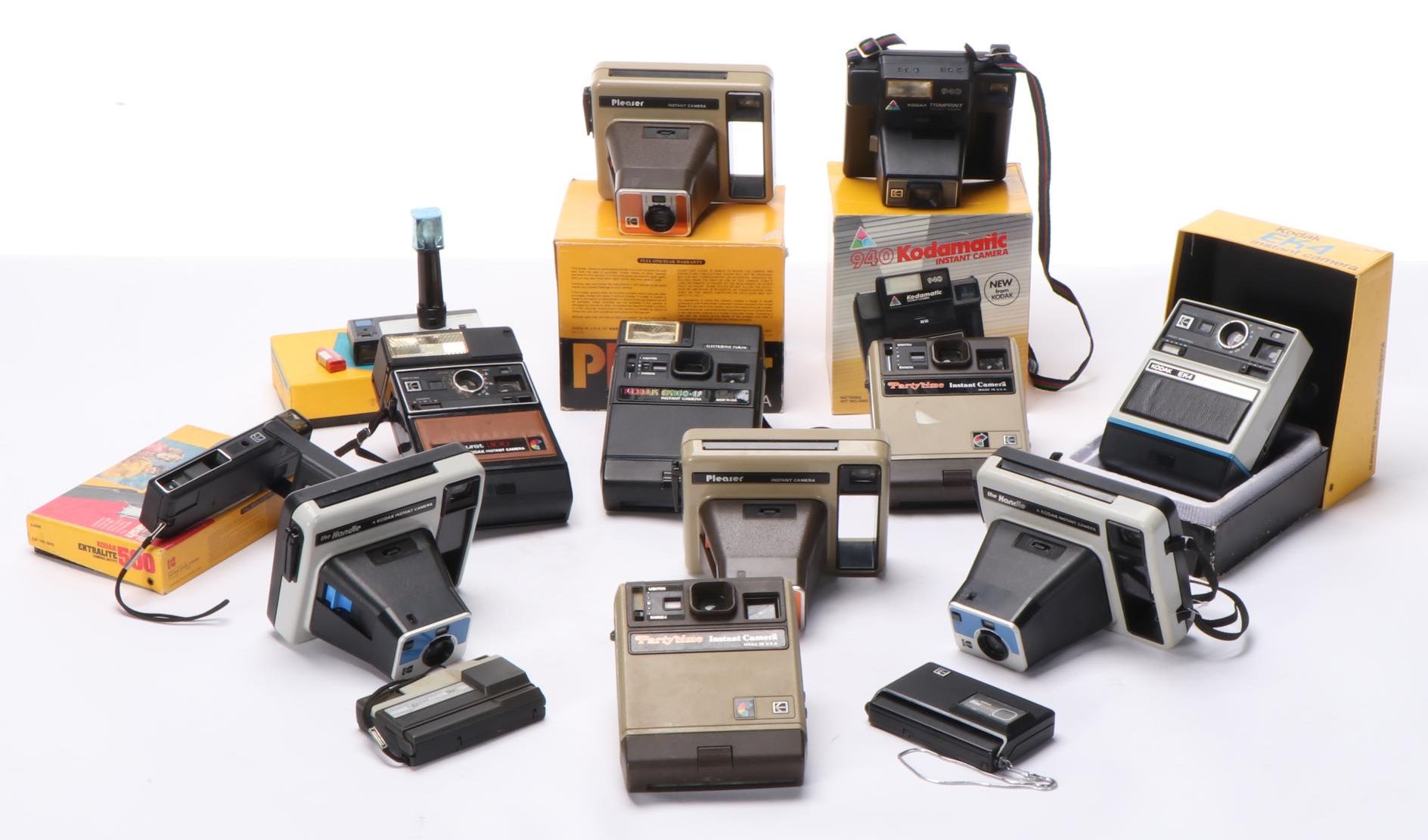 Kodak Pleaser, The Handle, Partytime and Other Instant Cameras