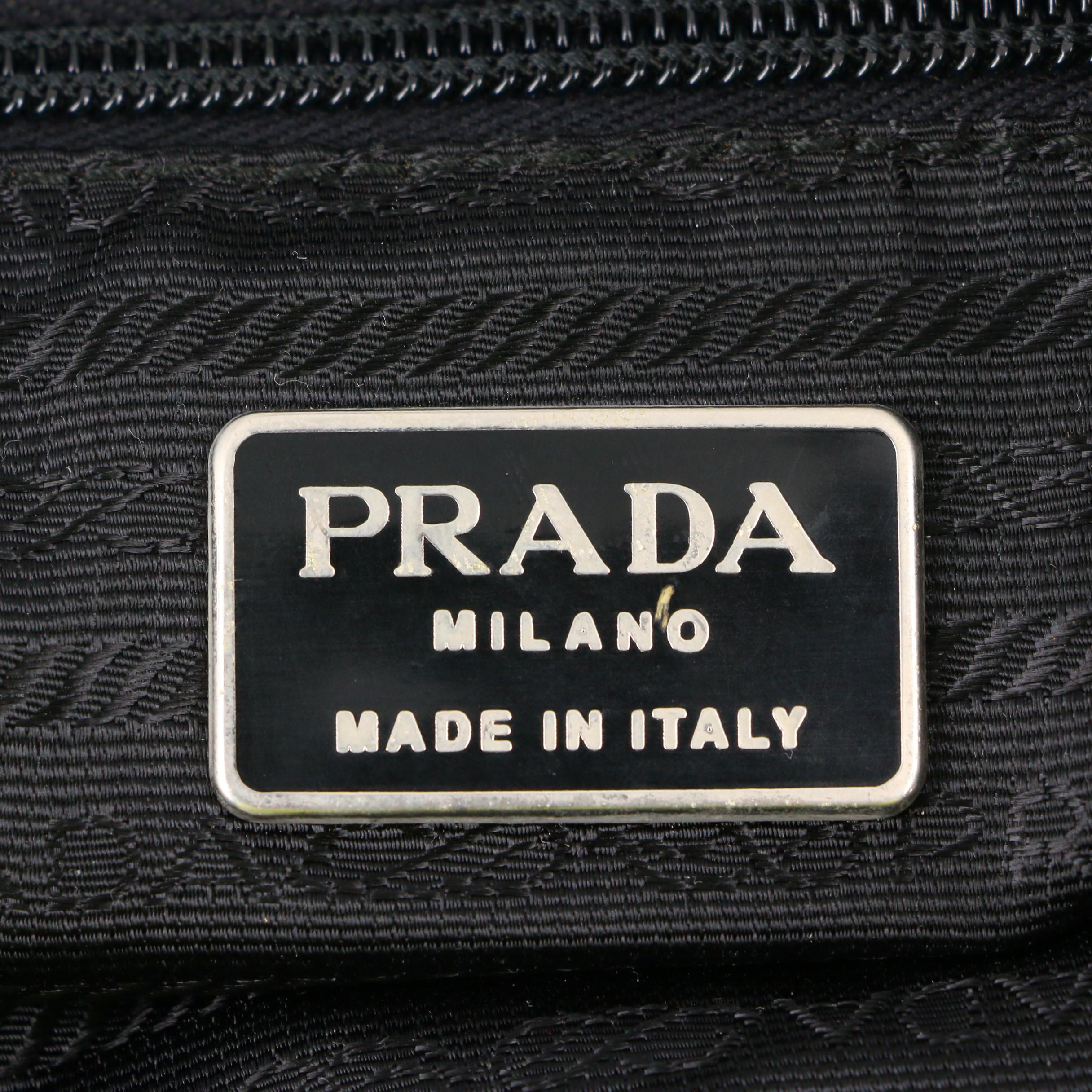 Prada Small Backpack in Black Tessuto Nylon and Leather
