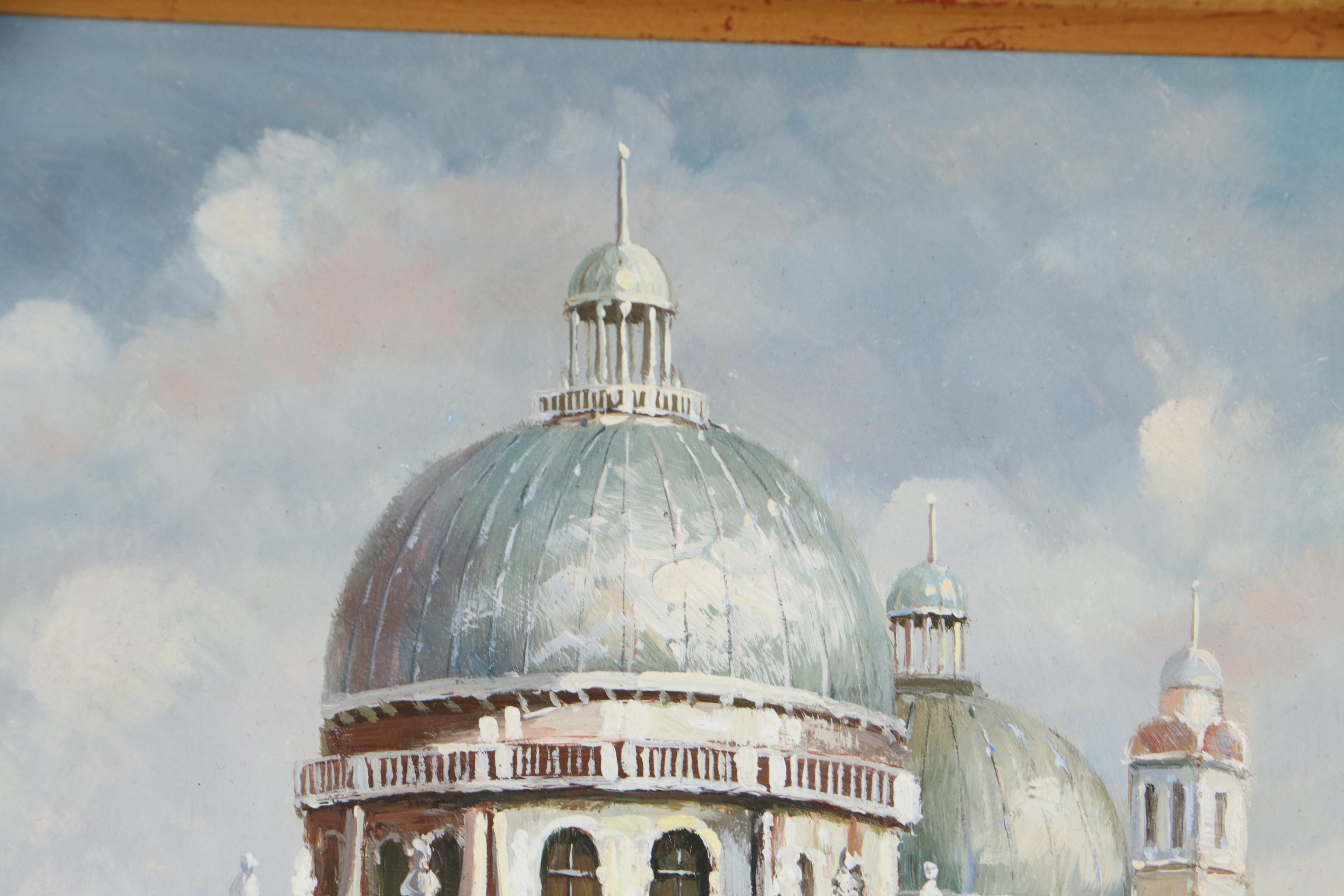 Venetian Scene of Santa Maria della Salute, Circa 2000