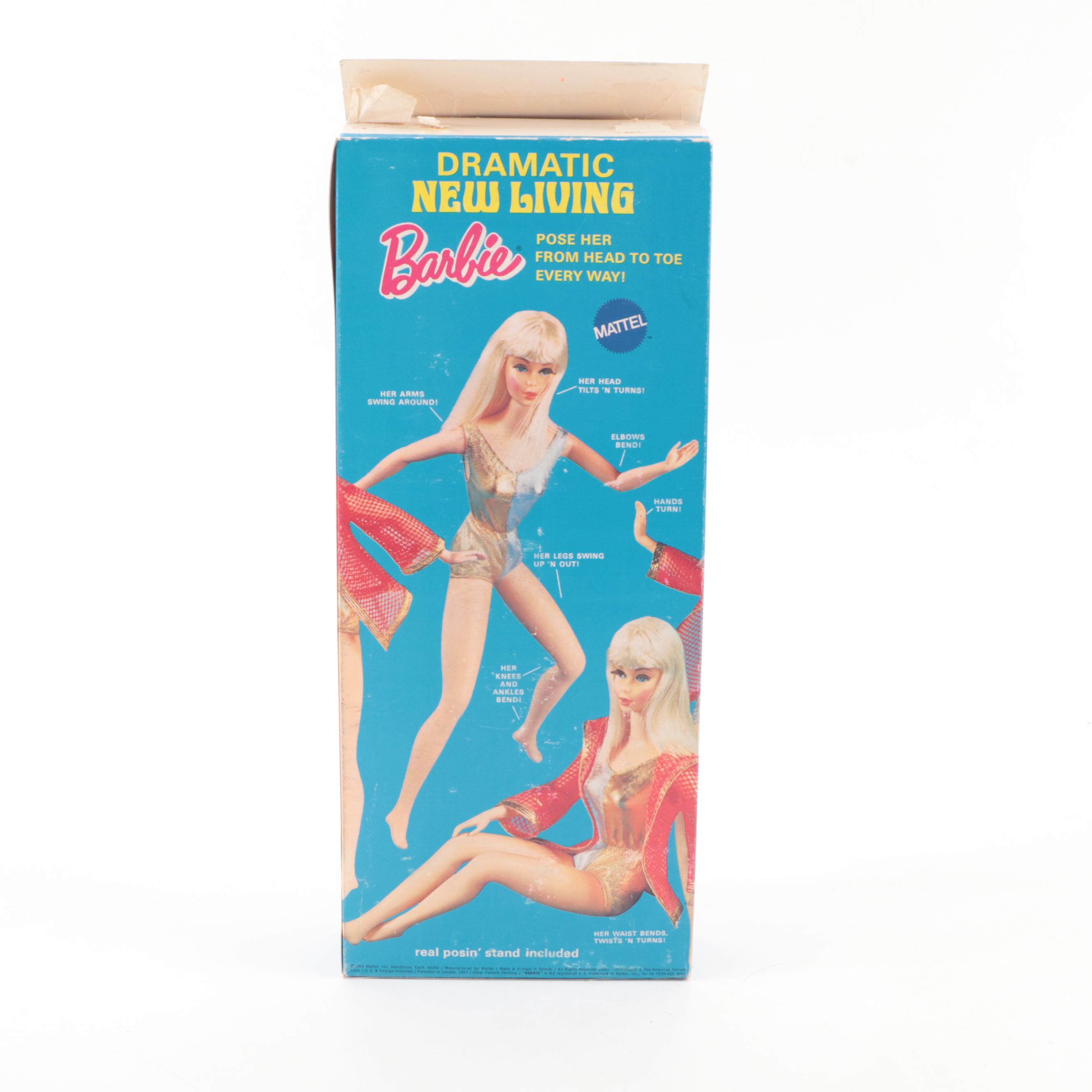 Mattel Francie Hair Happenin's and New Living Barbie Dolls