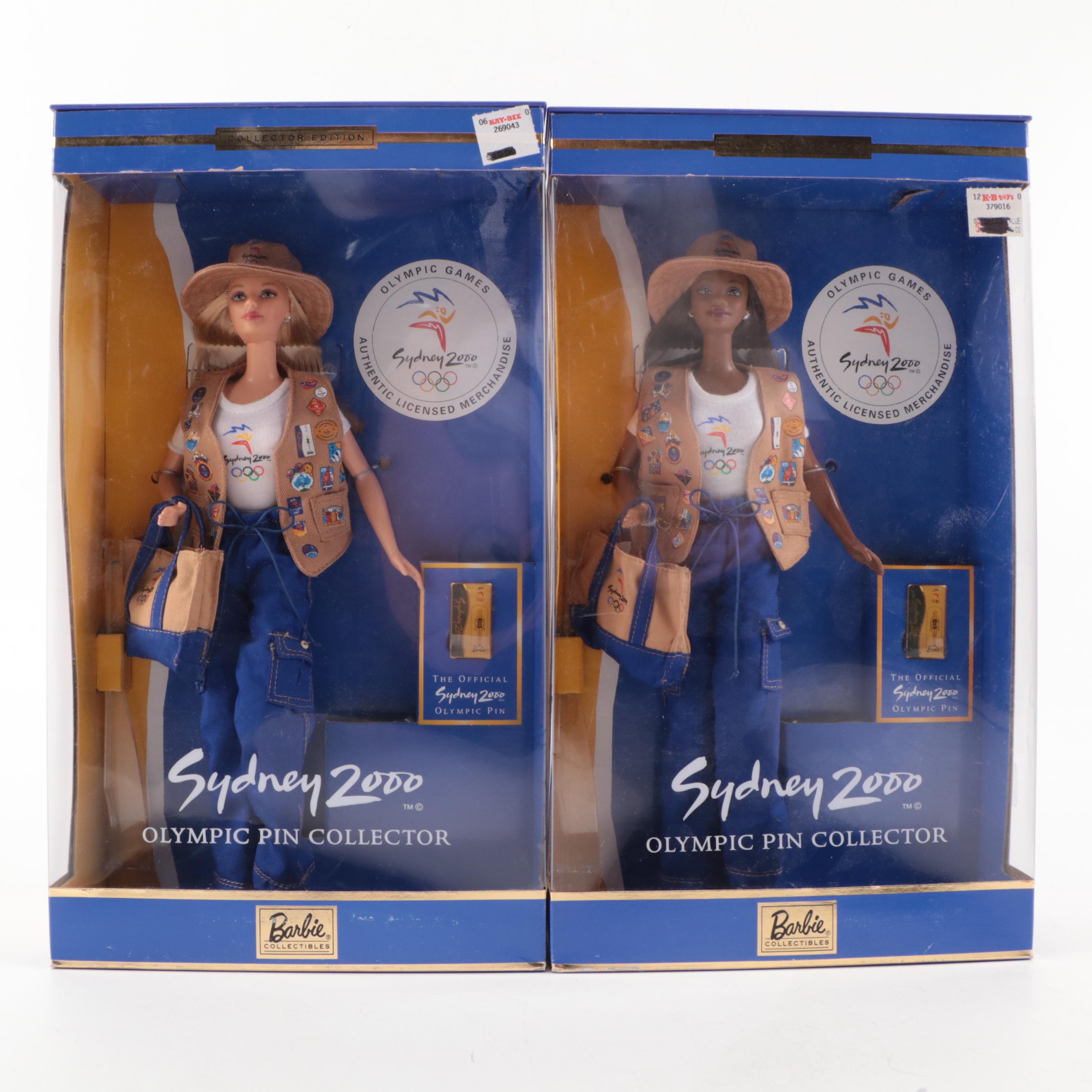 Sydney Opera House Barbie with Sydney 2000 Olympics Barbies and Olympic Pins