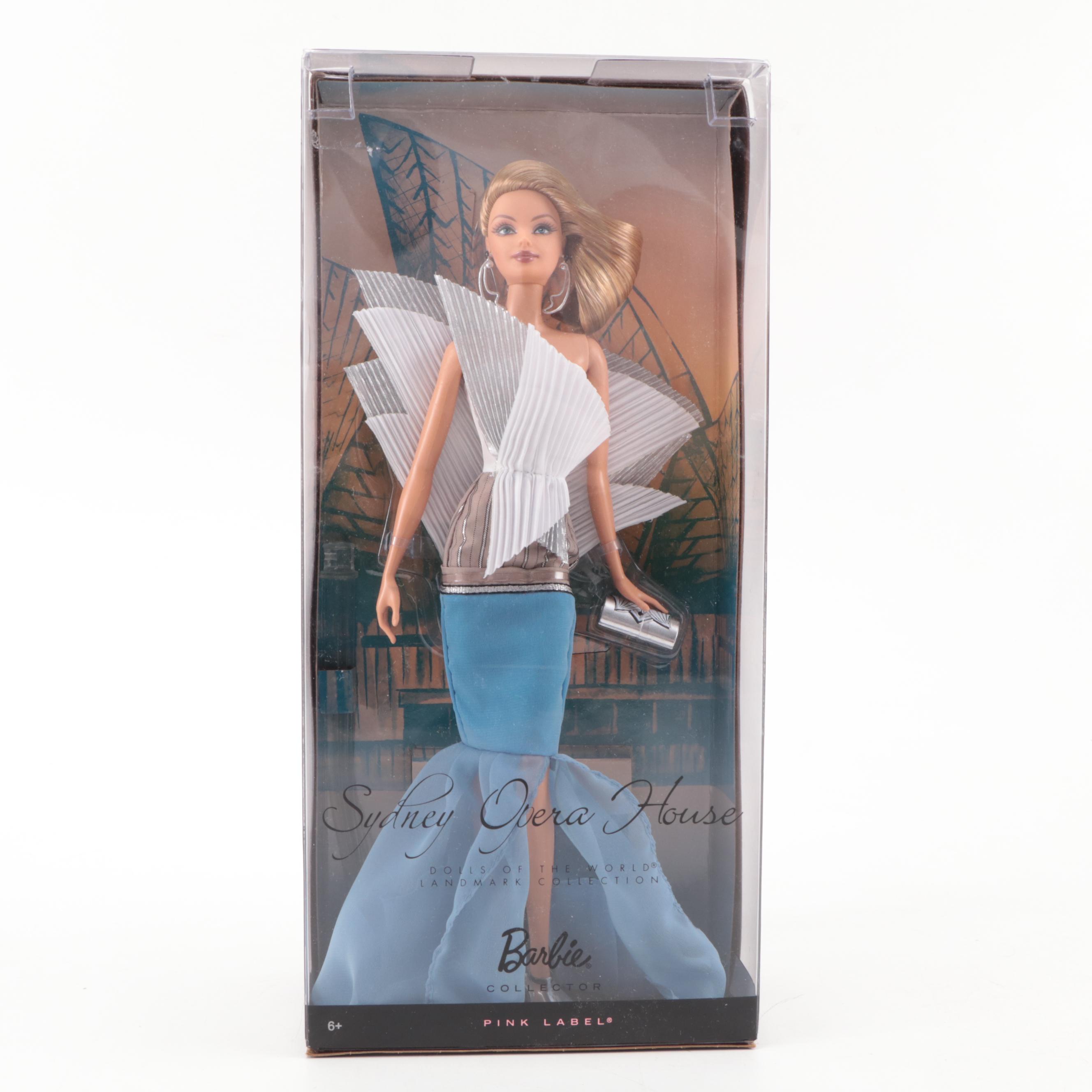 Sydney Opera House Barbie with Sydney 2000 Olympics Barbies and Olympic Pins