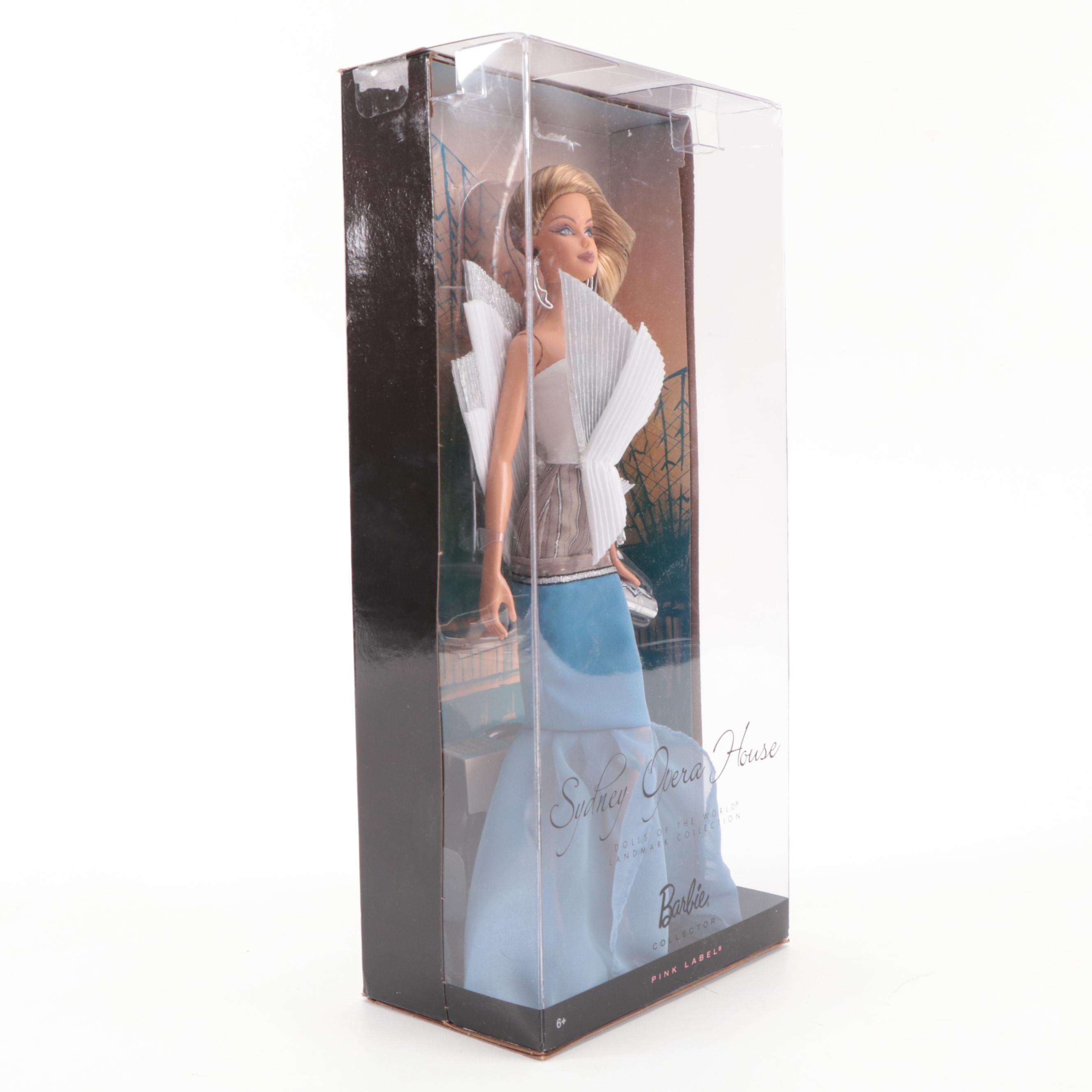 Sydney Opera House Barbie with Sydney 2000 Olympics Barbies and Olympic Pins