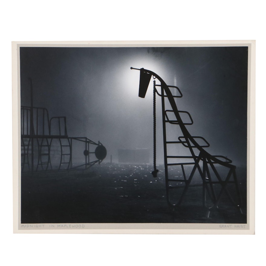 Grant Haist Silver Print Photograph "Midnight in Maplewood"