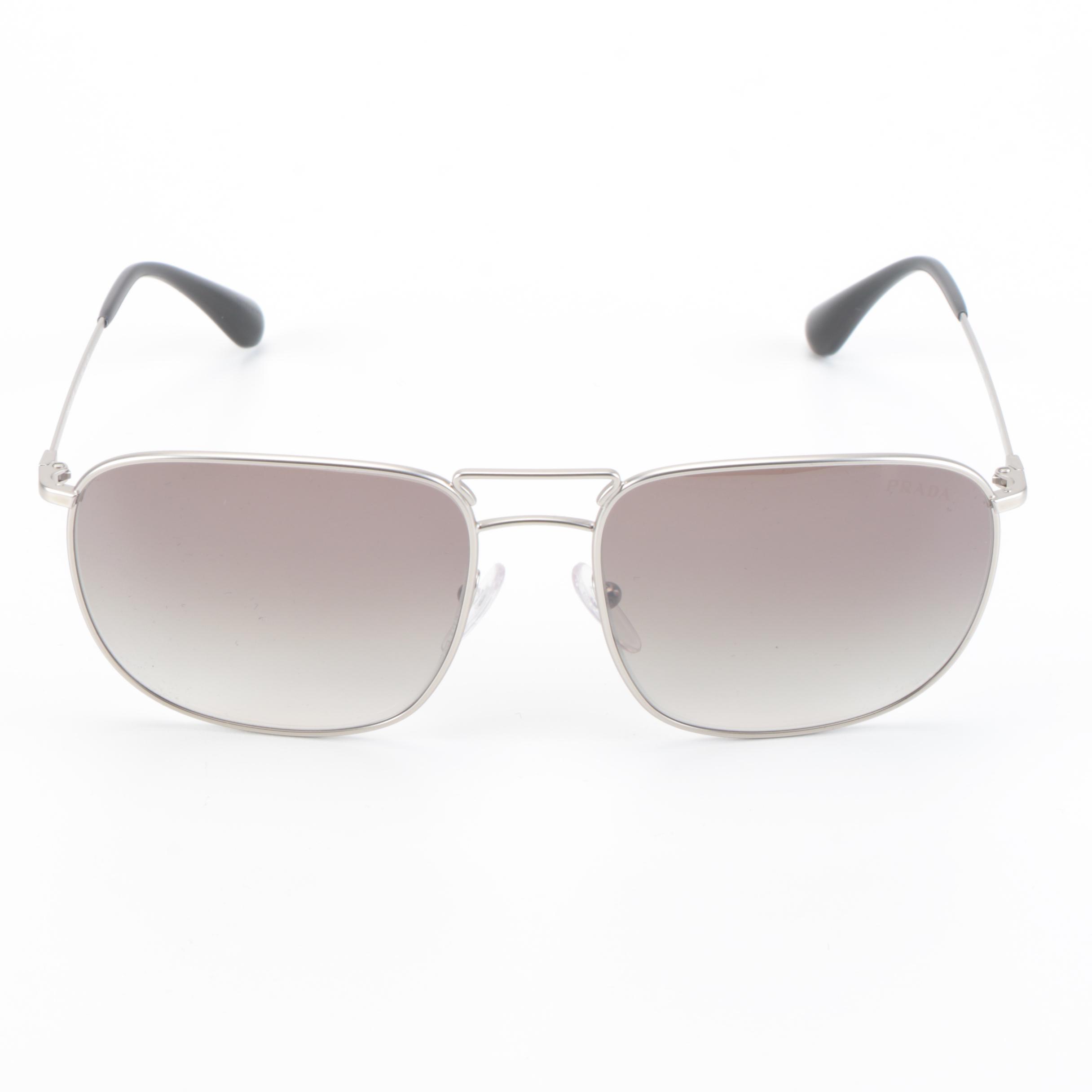 Prada SPR 52T Aviator Sunglasses with Case