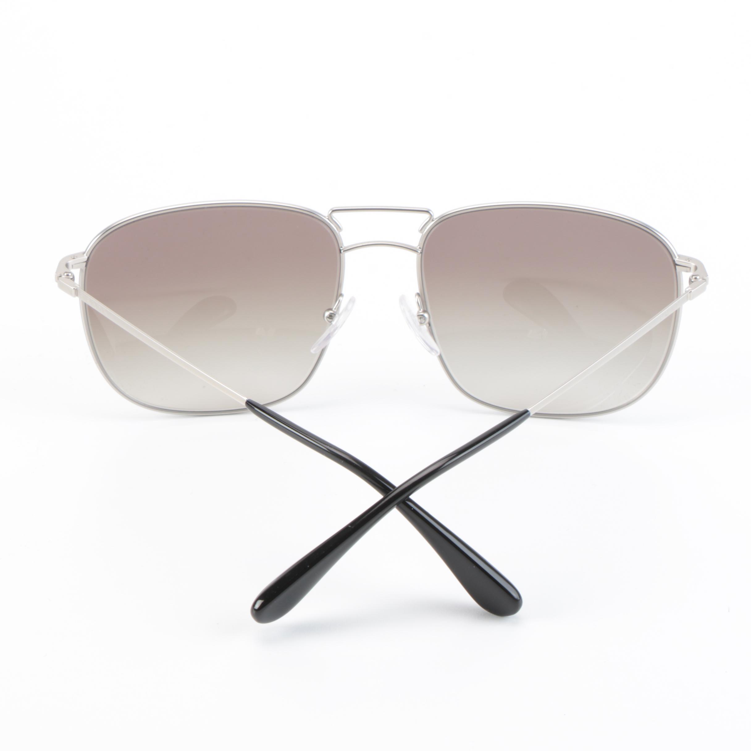 Prada SPR 52T Aviator Sunglasses with Case