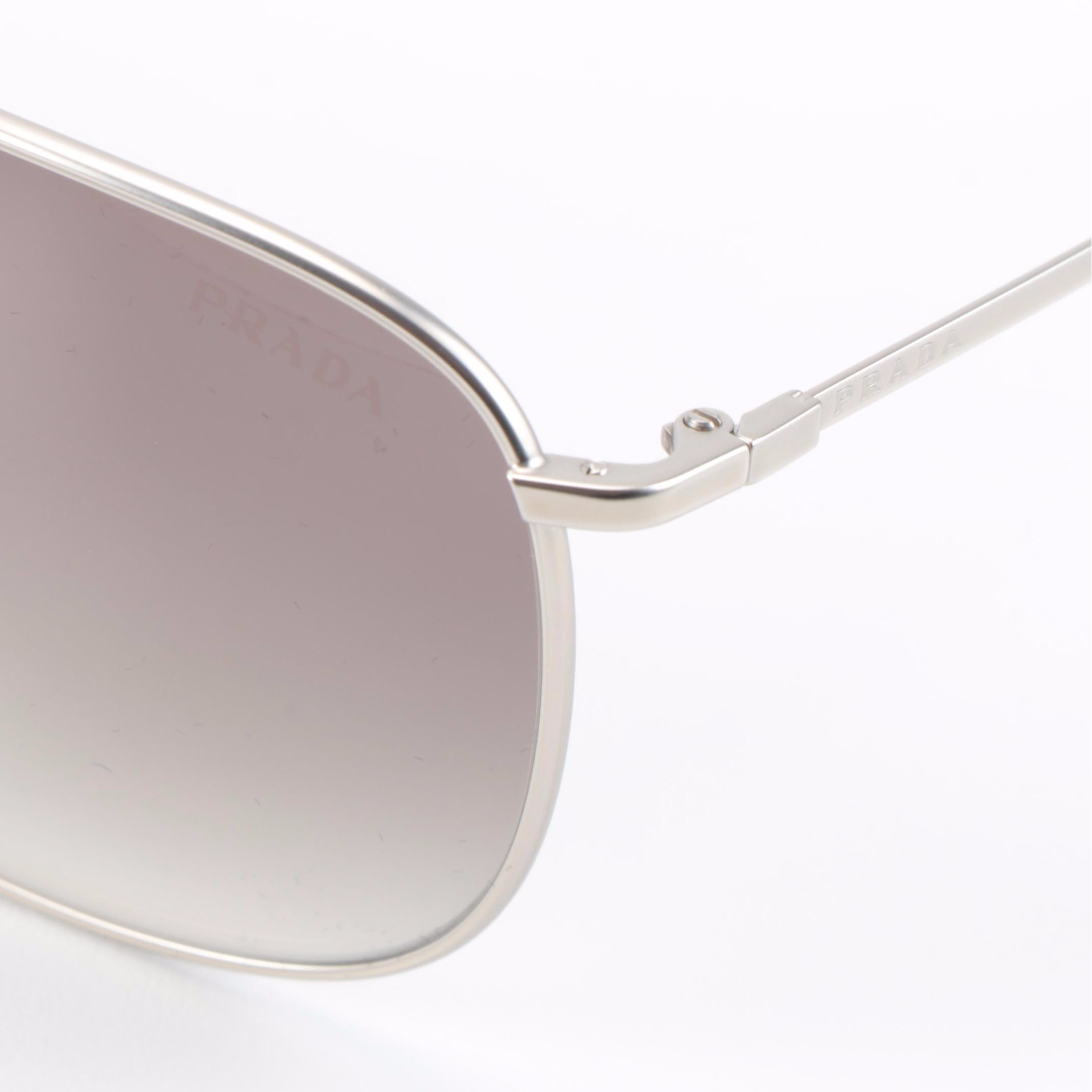 Prada SPR 52T Aviator Sunglasses with Case