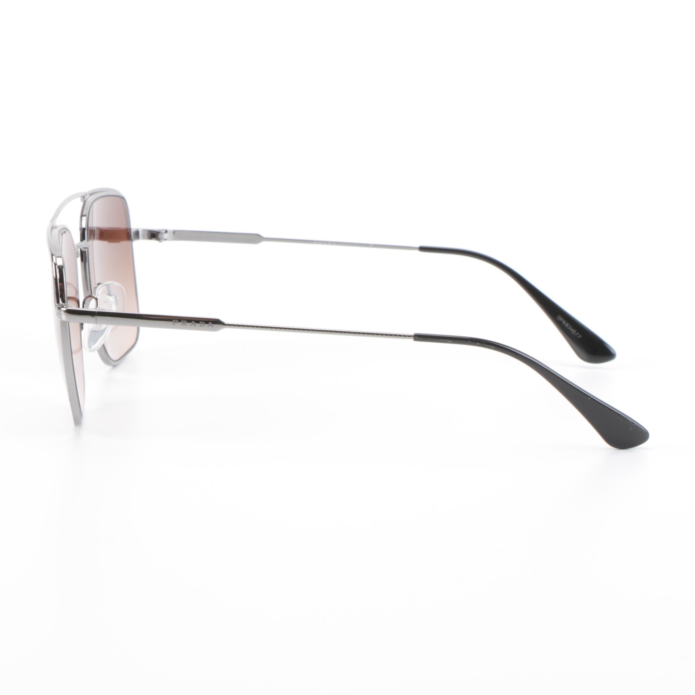 Prada SPR 53V Aviator Sunglasses with Case