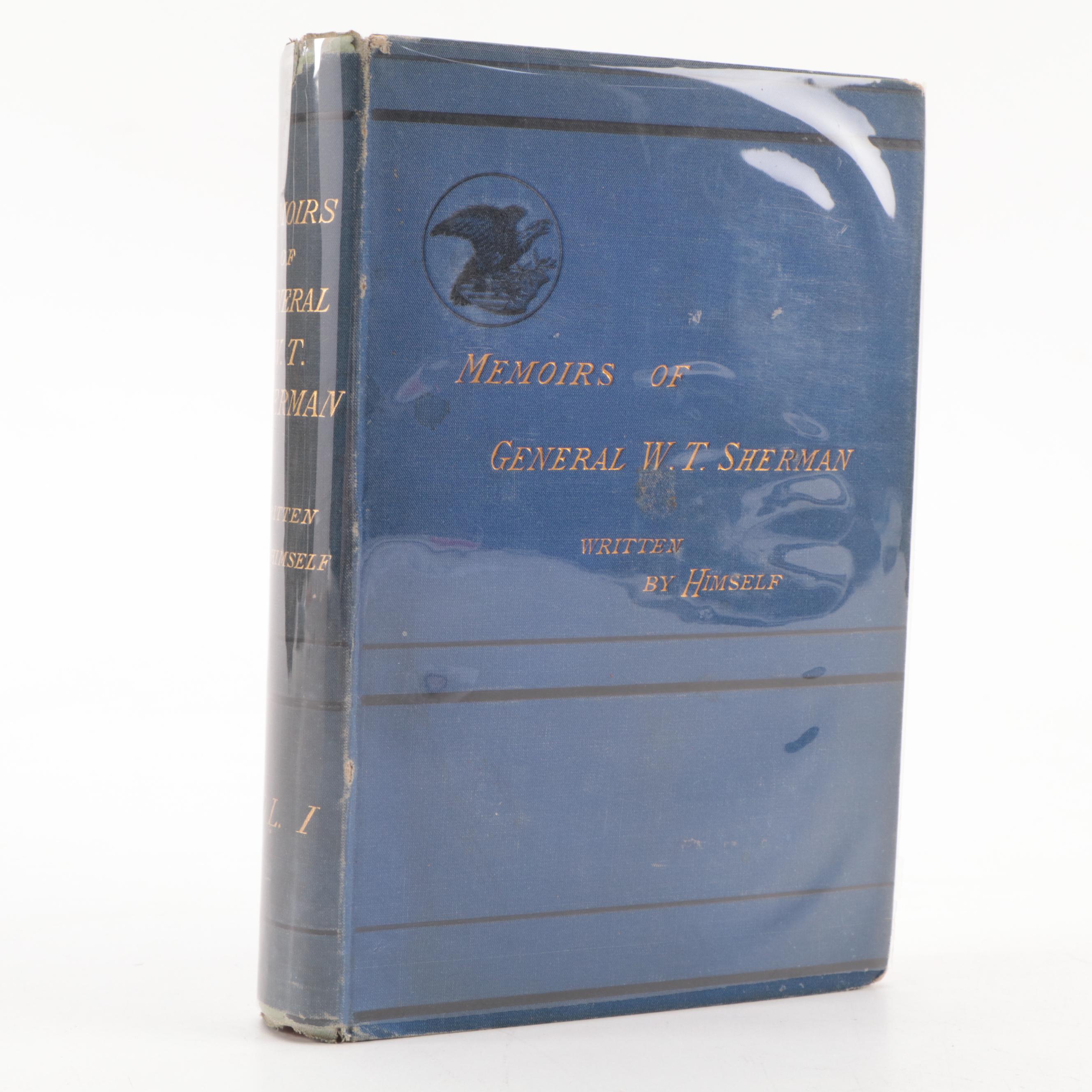 First Trade Edition "Memoirs of General William T. Sherman" Two-Volume Set, 1875