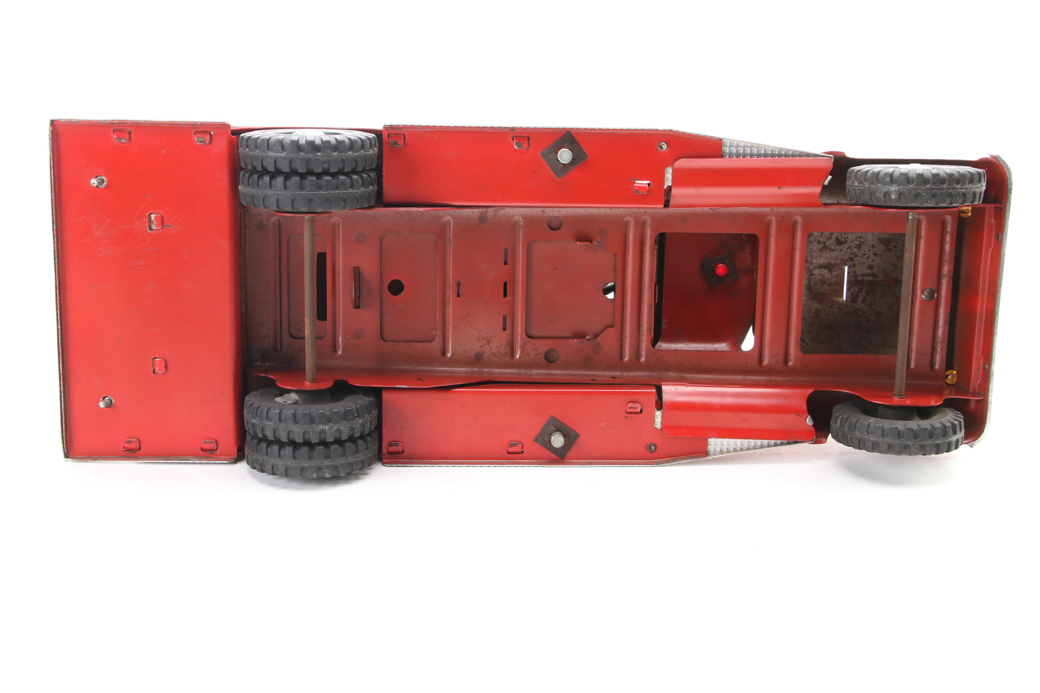 Tonka Toys No. 5 Fire Truck Pressed Steel Toy, 1950s