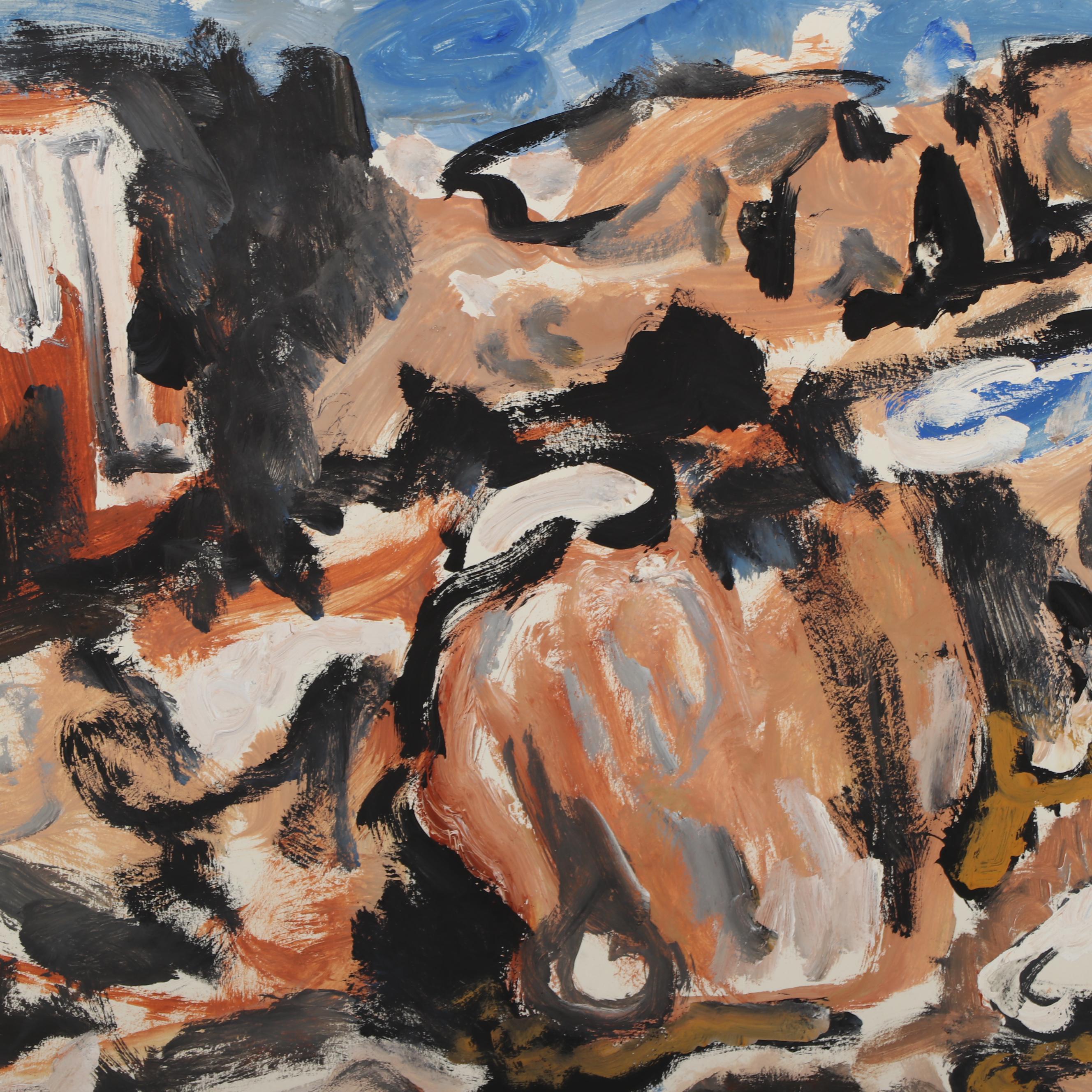 Paul Chidlaw Abstract Oil Painting