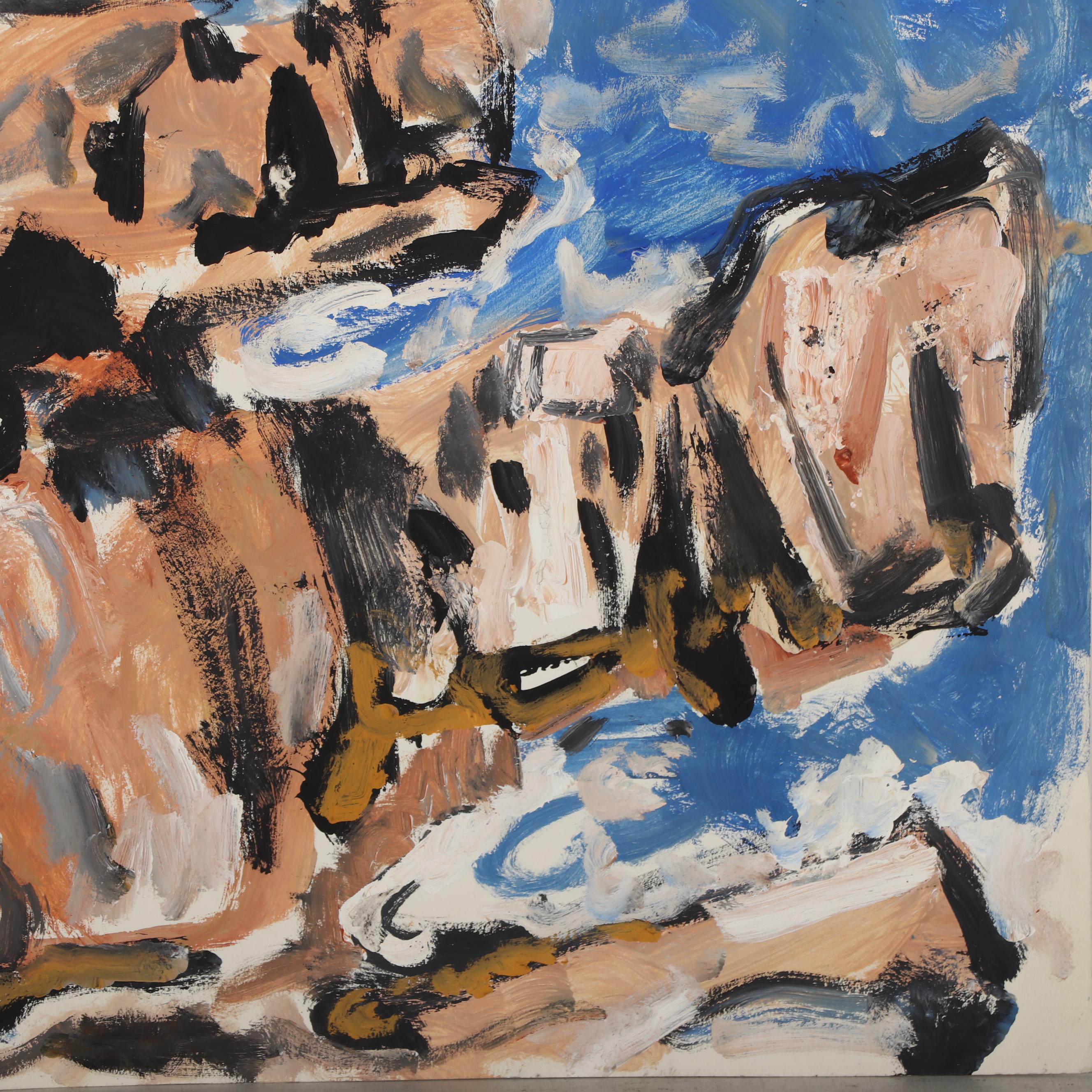 Paul Chidlaw Abstract Oil Painting