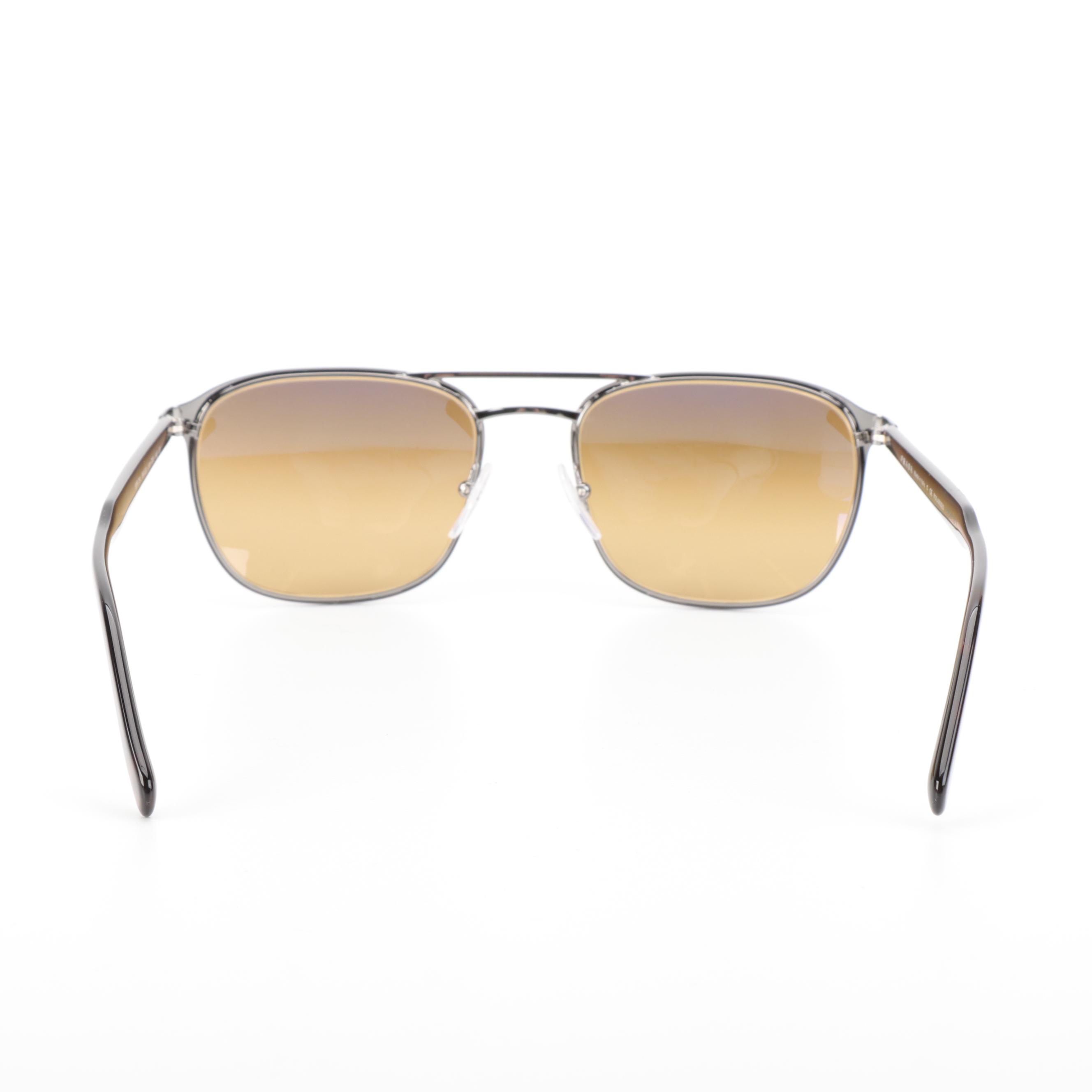 Prada SPR 75V Aviator Polarized Sunglasses with Case