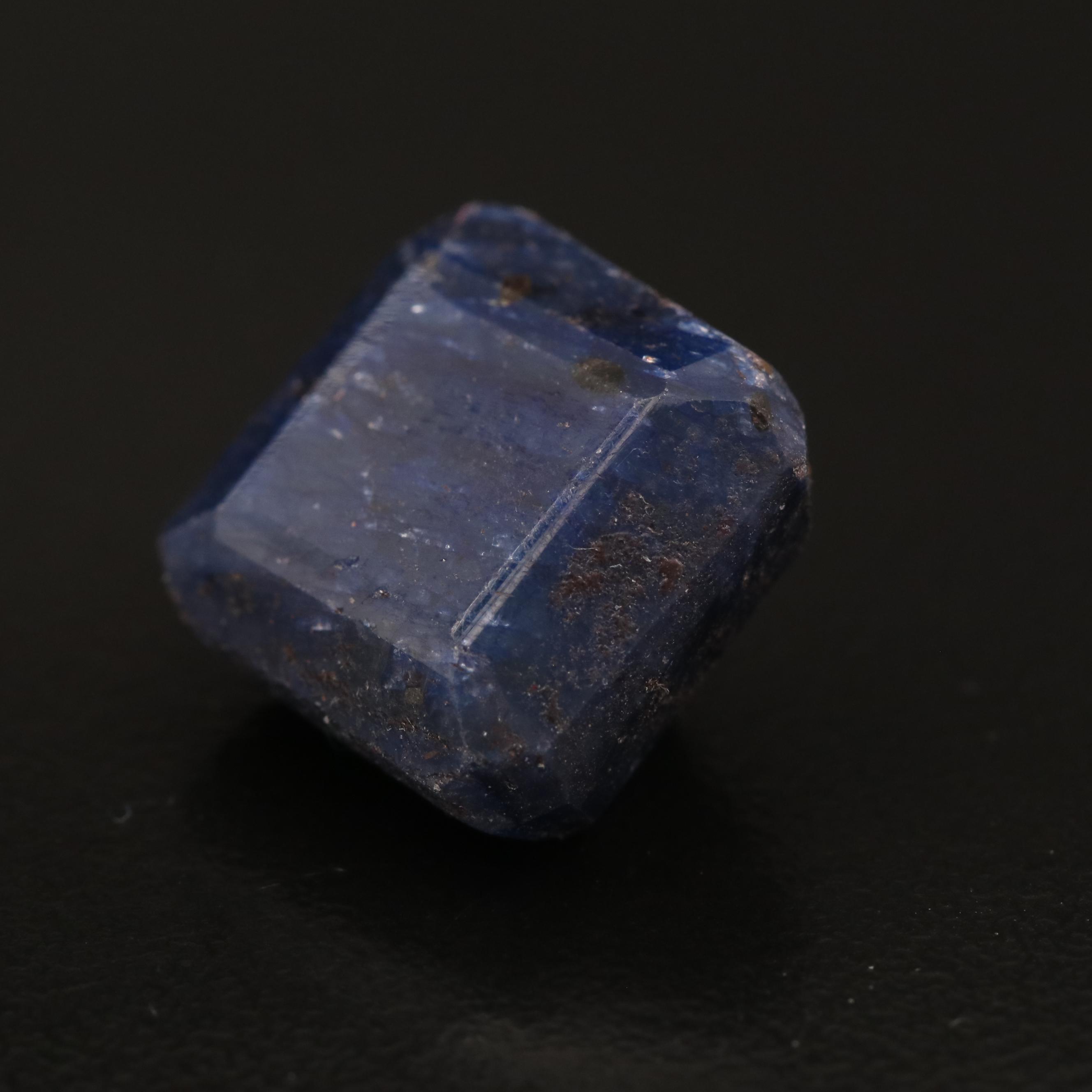 Loose Square Faceted Corundum