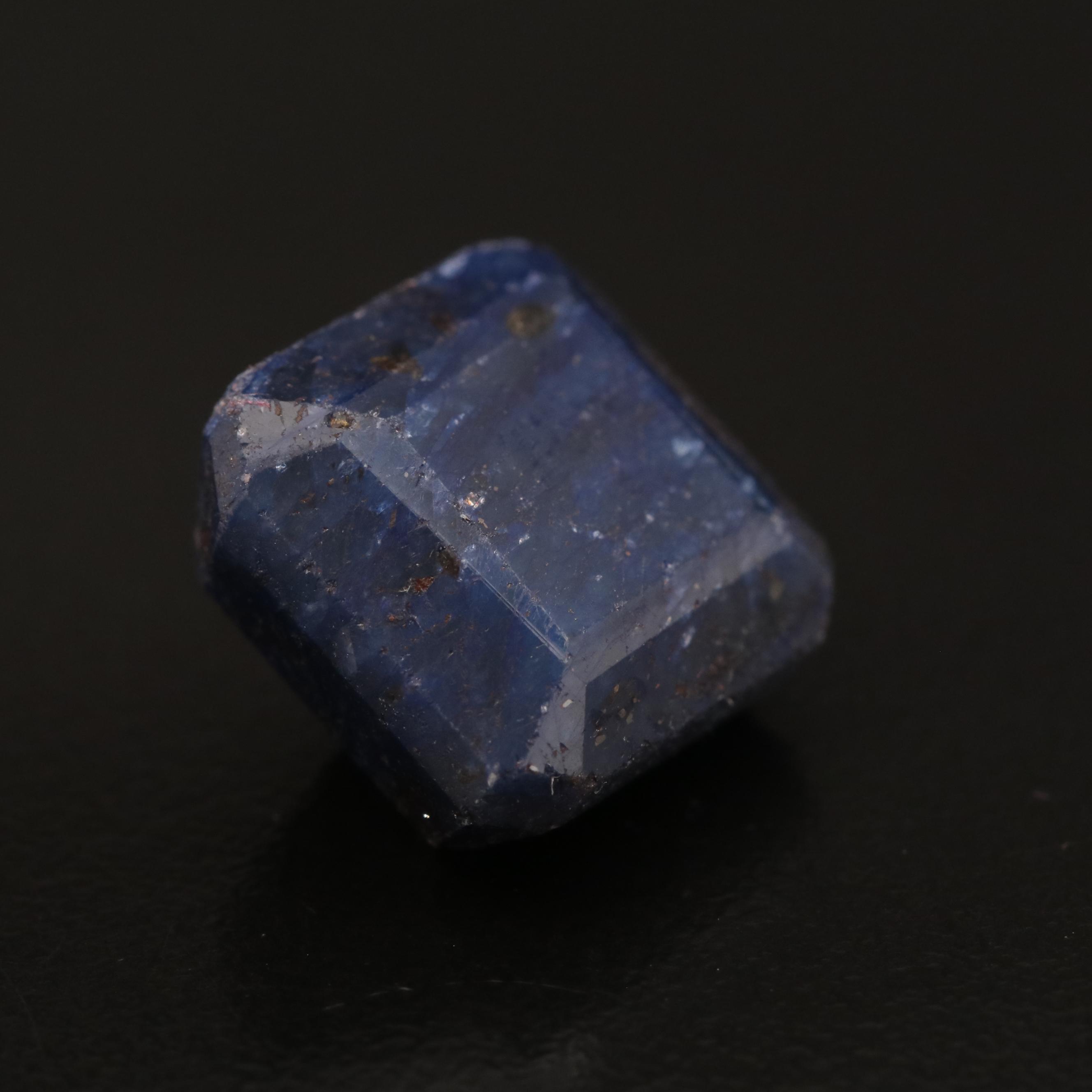 Loose Square Faceted Corundum