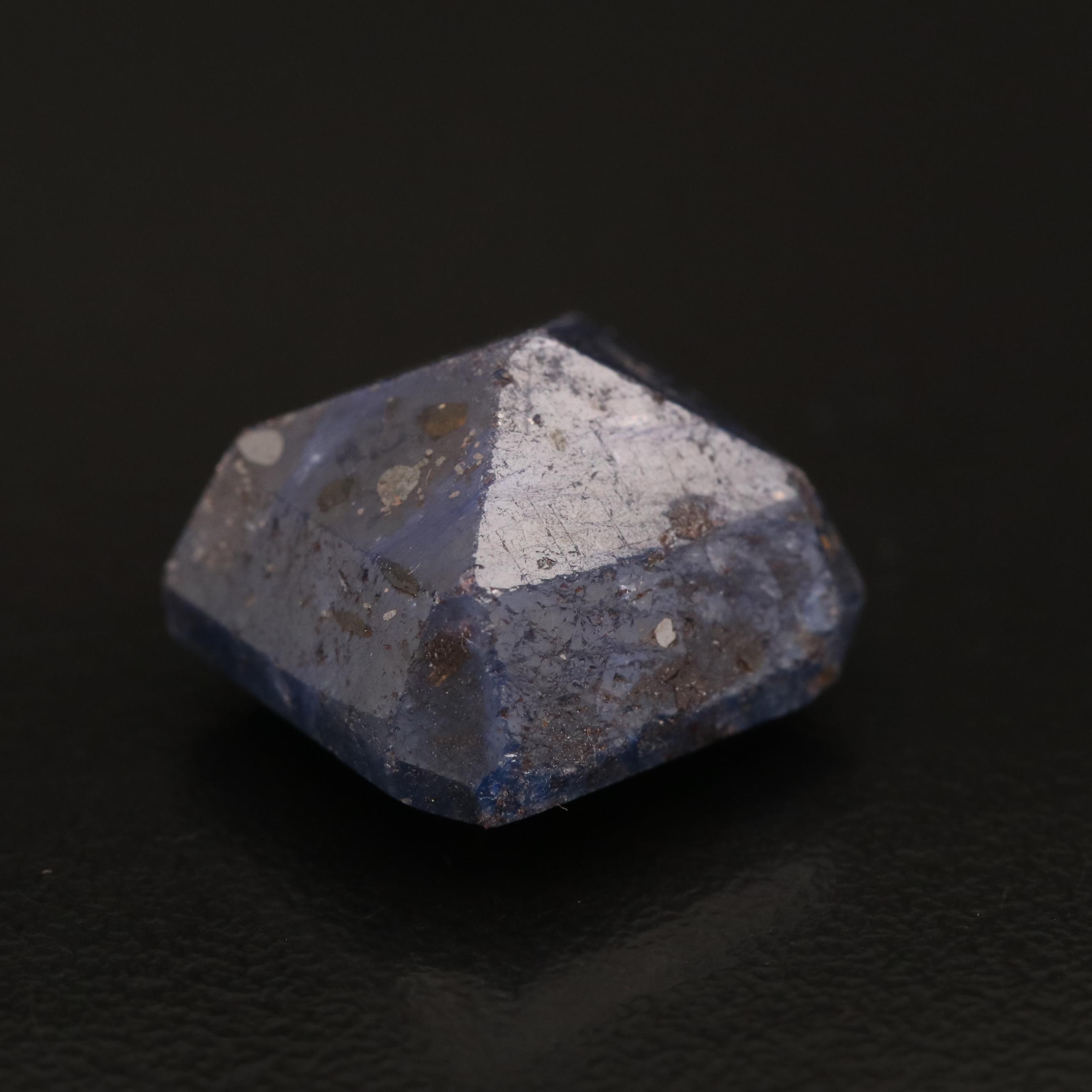 Loose Square Faceted Corundum