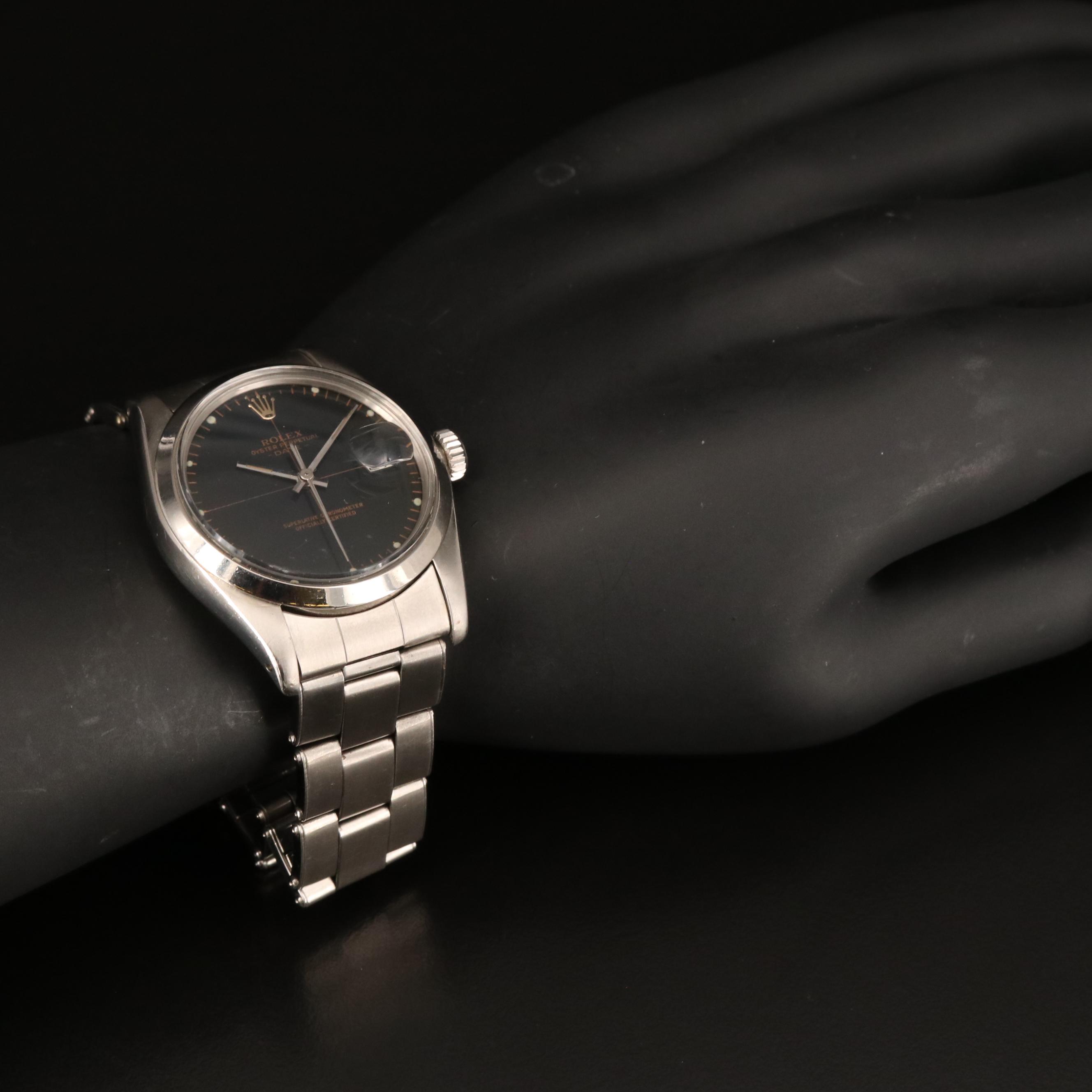 1978 Rolex Oyster Perpetual Date Crosshair Dial Watch