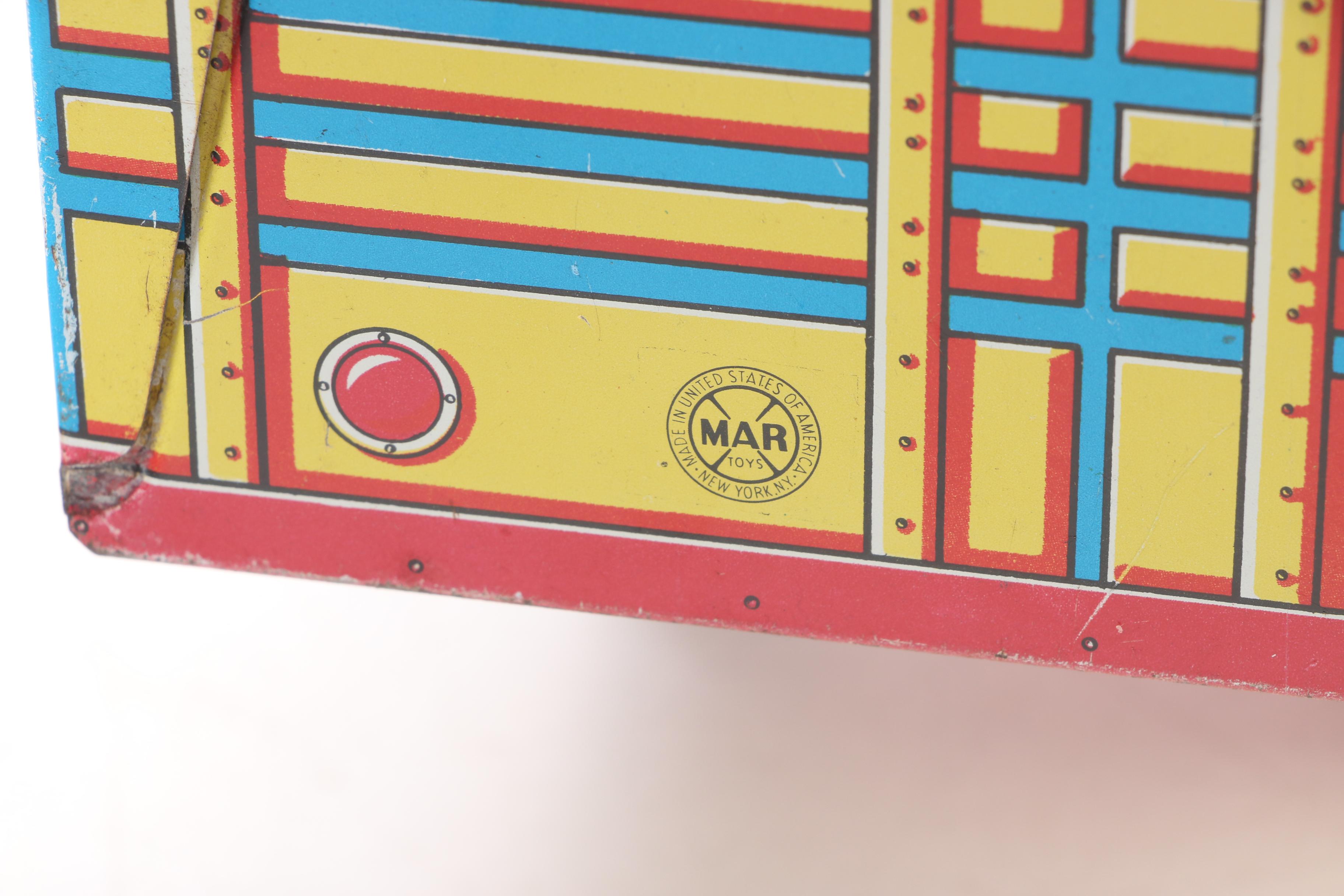 Marx Toys Tin Litho Lazy Day Farms Toy Milk Truck, Mid-20th Century