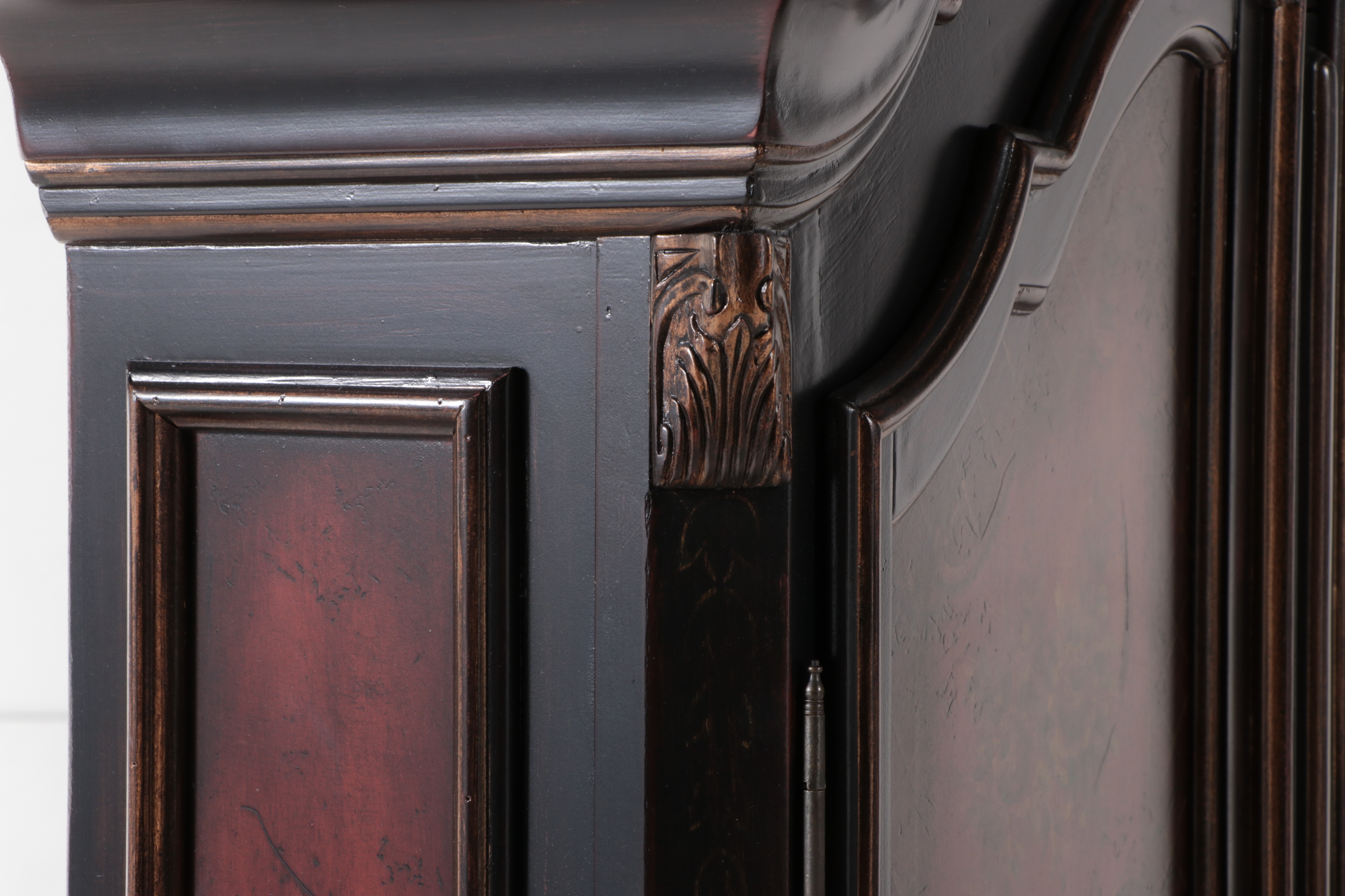 Pulaski Baroque Style Paint-Decorated Secretary Desk