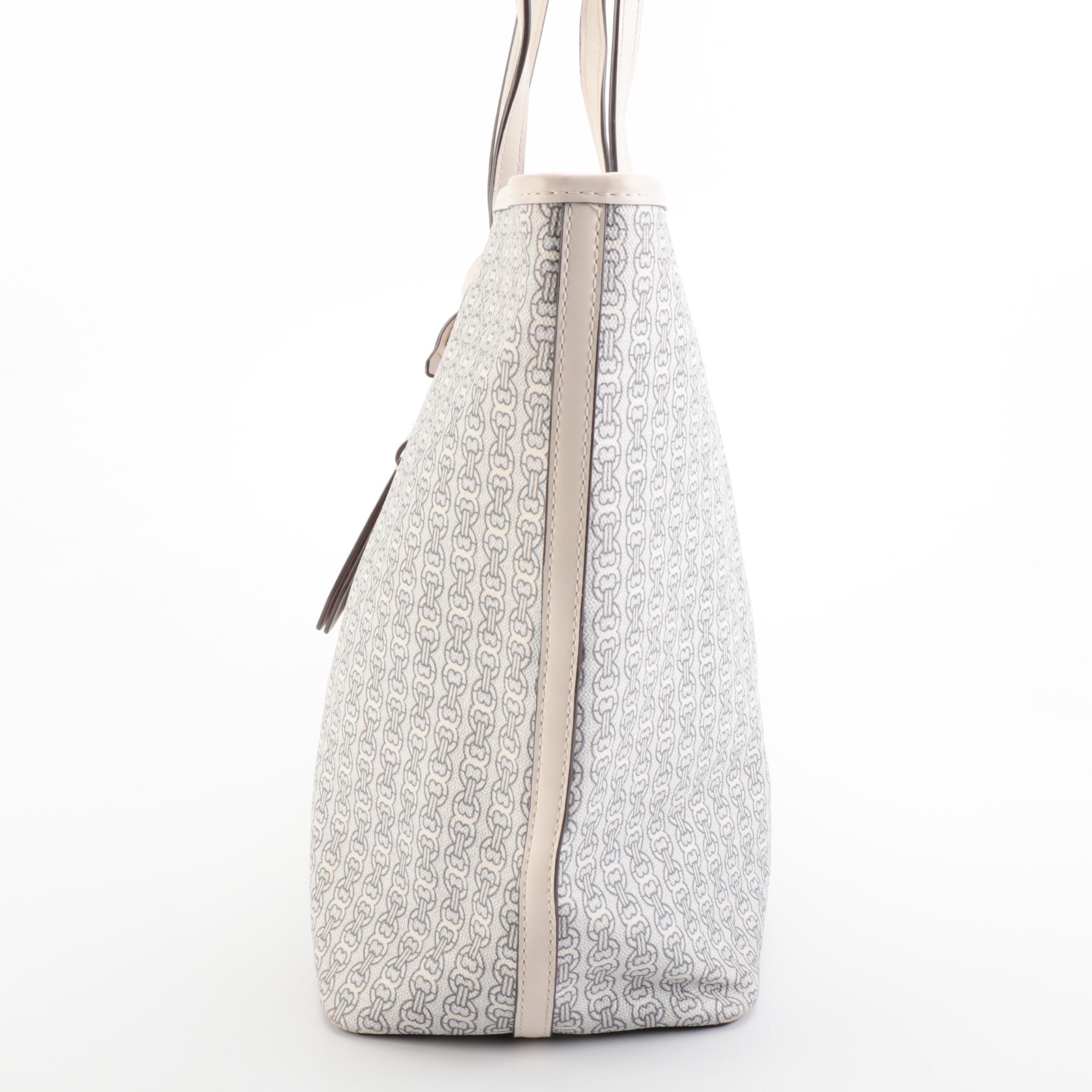 Tory Burch Gemini Link Coated Canvas Tote