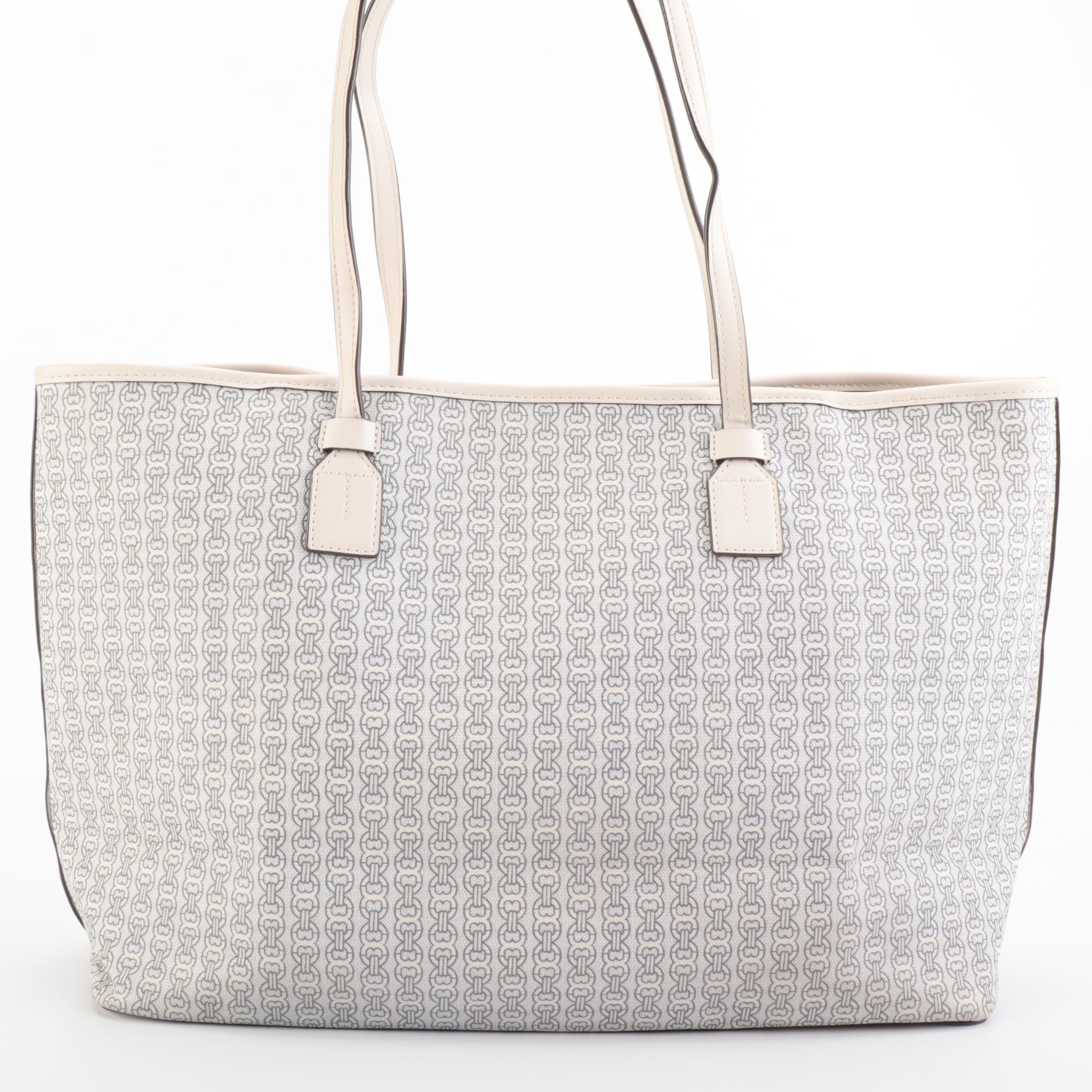 Tory Burch Gemini Link Coated Canvas Tote