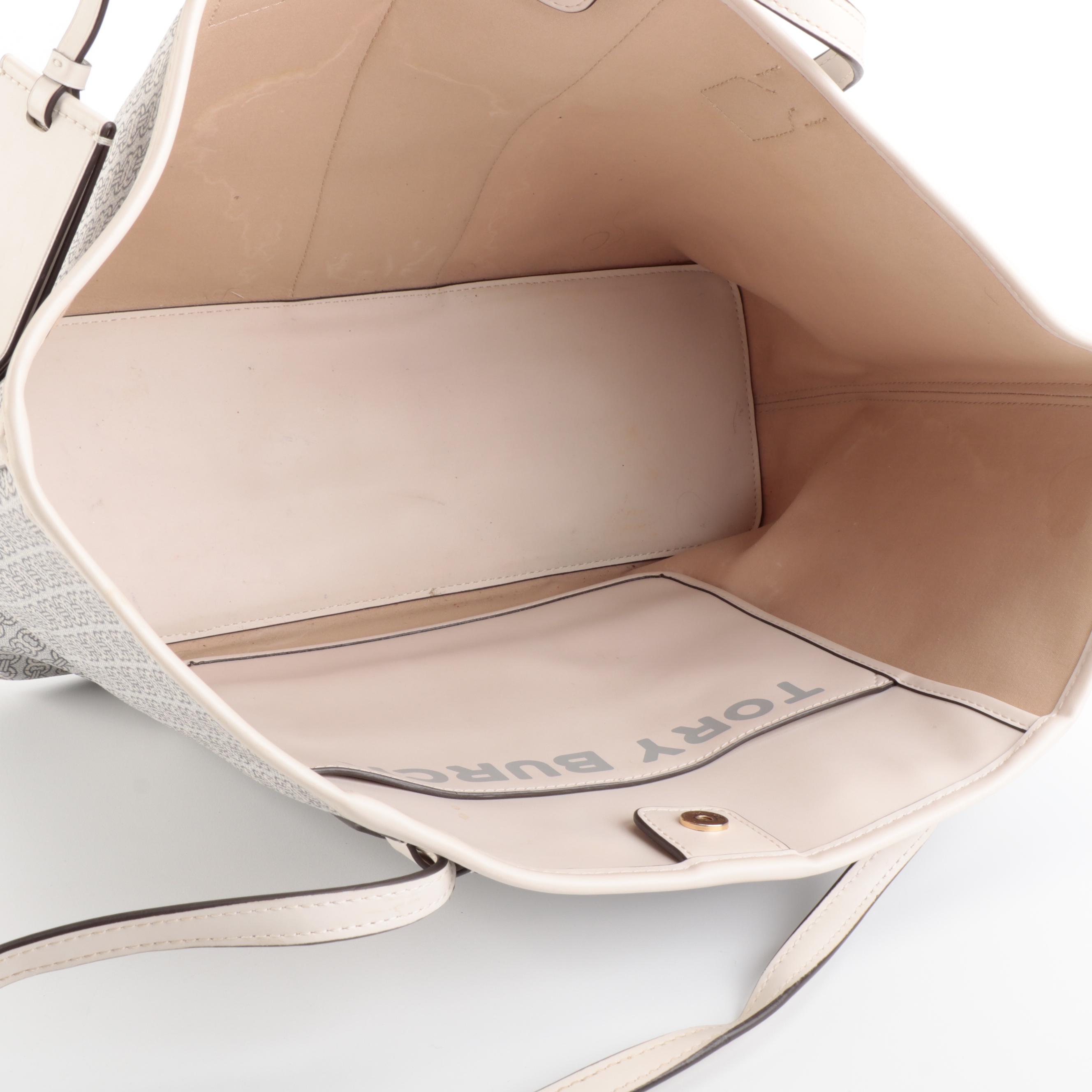 Tory Burch Gemini Link Coated Canvas Tote