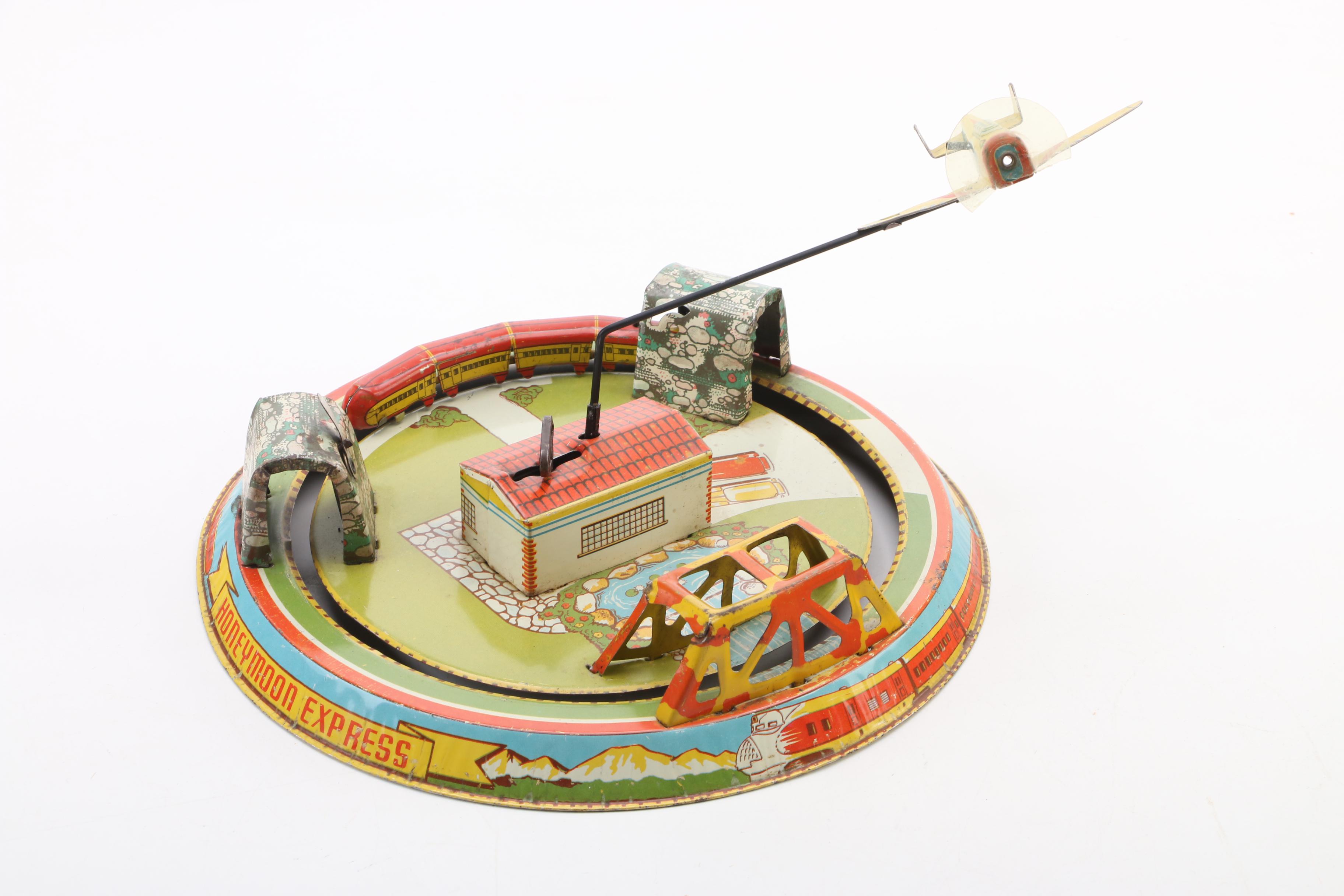 Louis Marx "Honeymoon Express" Tin Lithograph Wind-Up Toys, 1926–1942