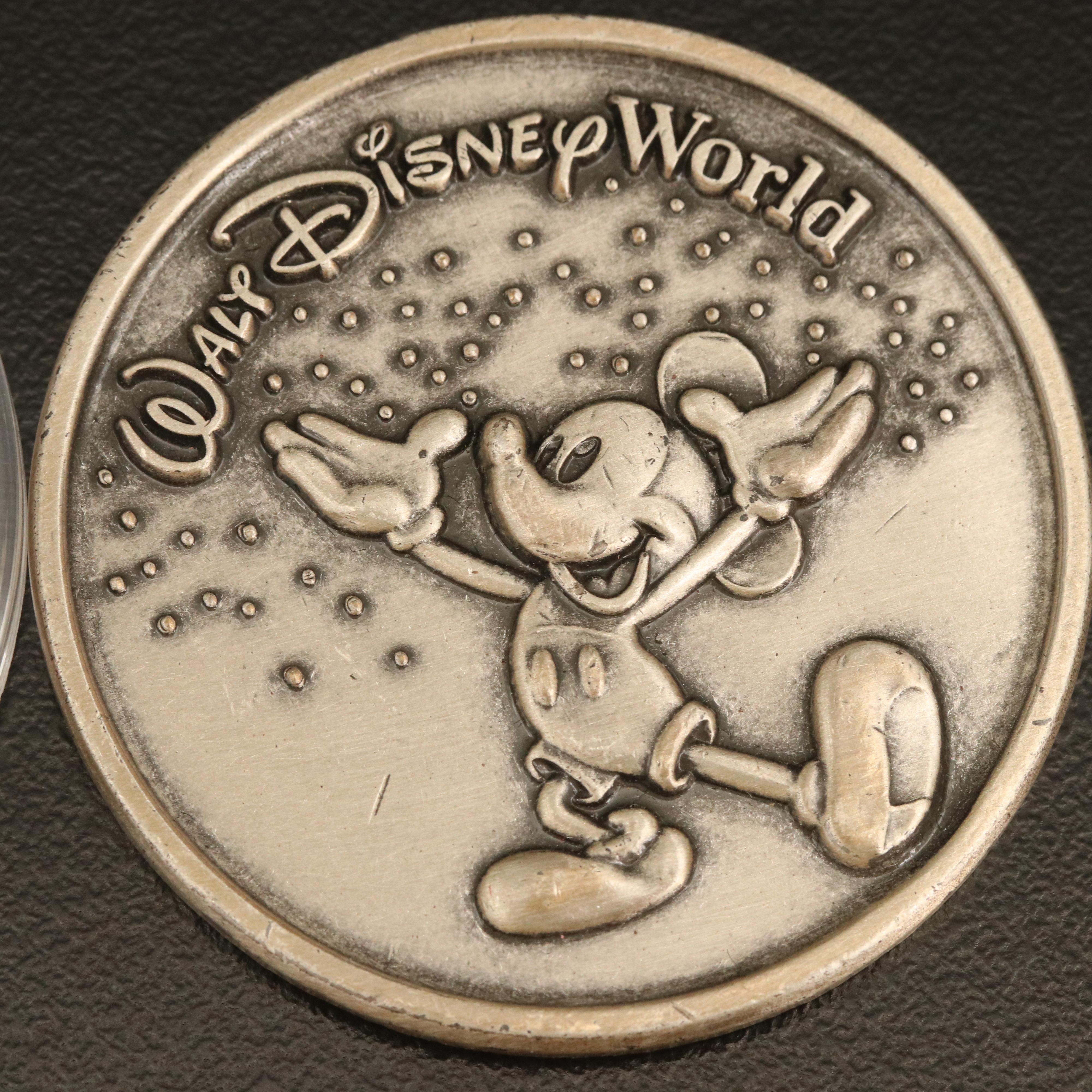 Two Walt Disney World Medals