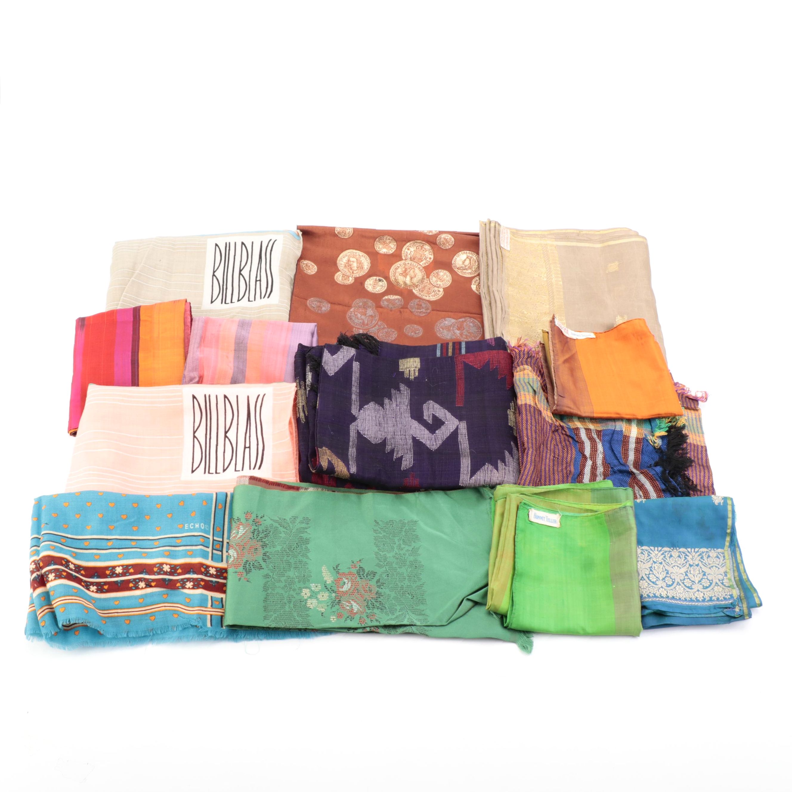 Bill Blass, Echo and Other Woven, Patterned and Indian Scarves and Dupatta