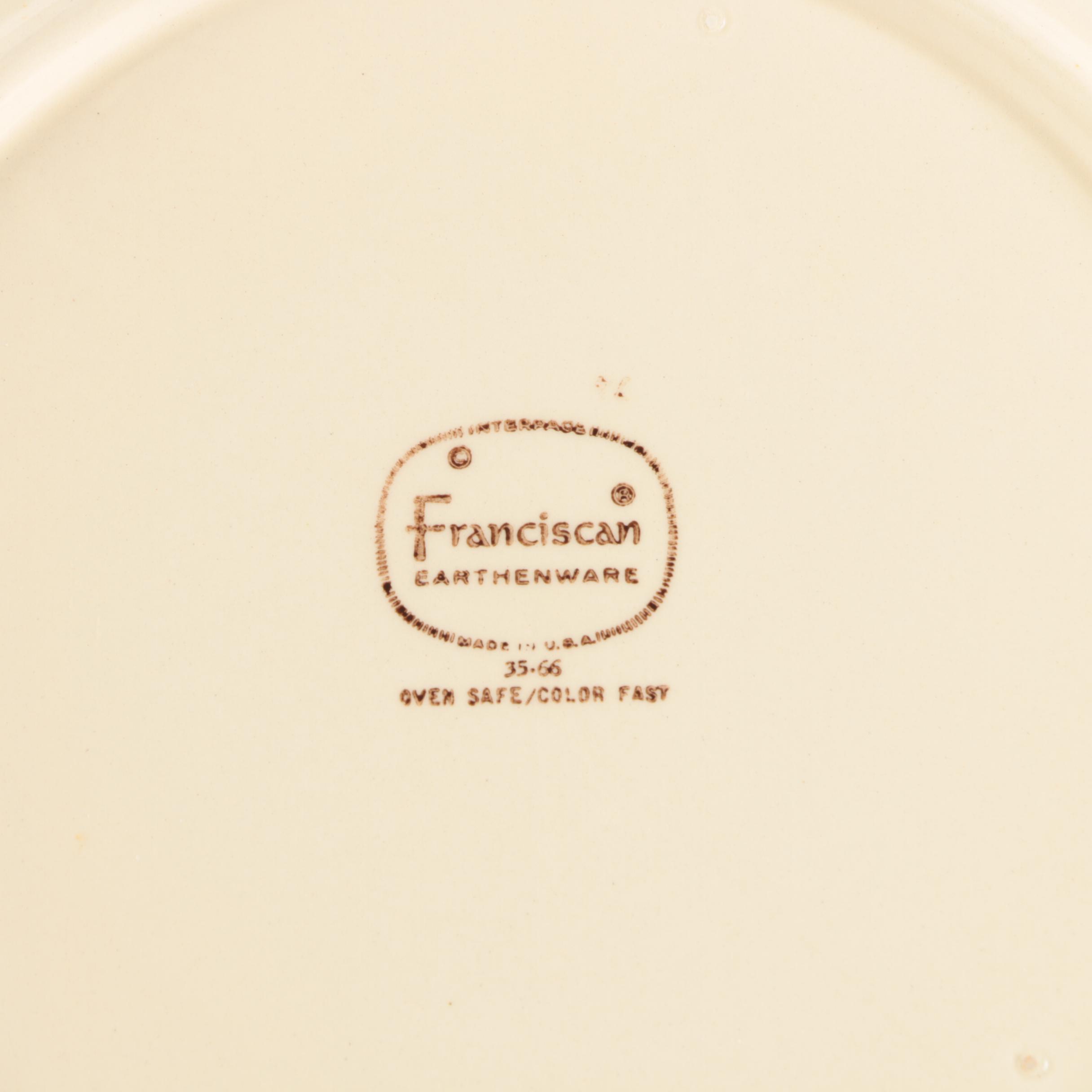 Franciscan "Apple" Ceramic Dinnerware