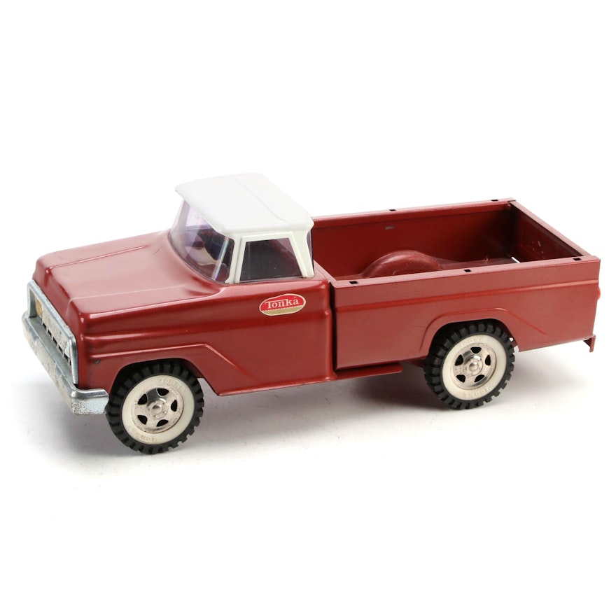 Tonka Pressed Steel Pick-Up Toy Truck, Mid-20th Century