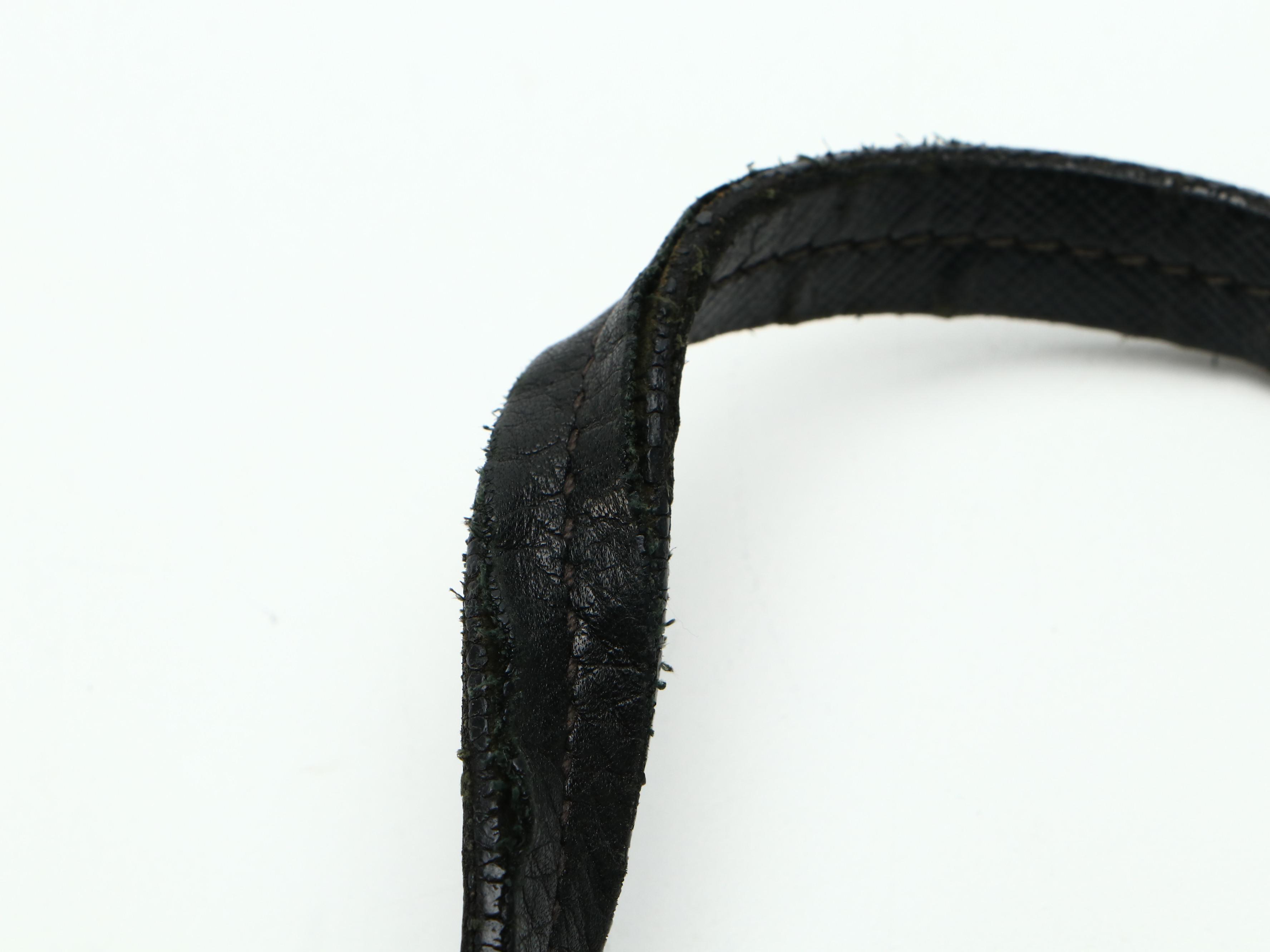 Prada Shopper Tote Bag in Black Nylon Tessuto and Saffiano Leather Trim