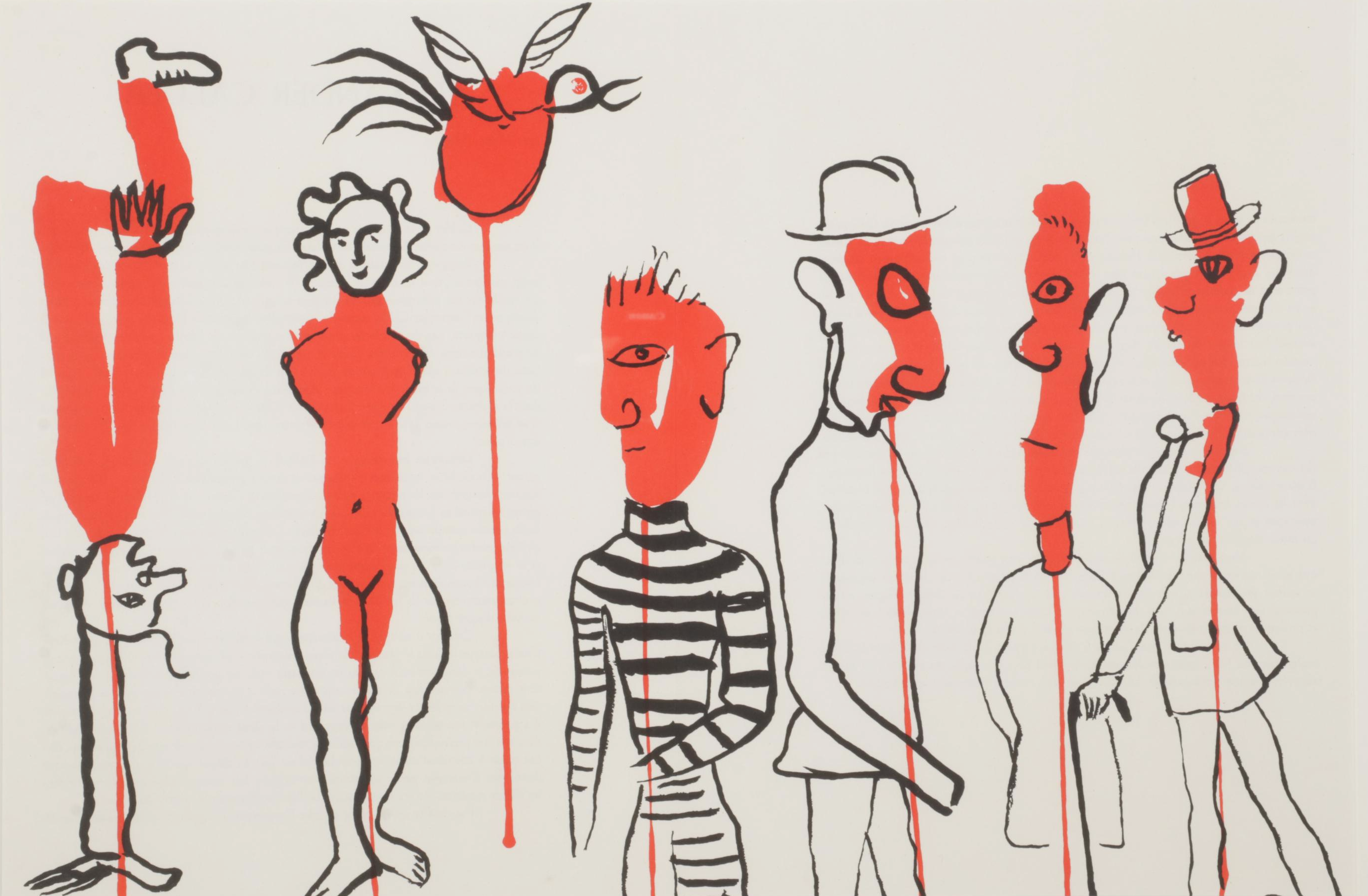Alexander Calder Double-Page Color Lithograph for "Derrière le Miroir," 1966