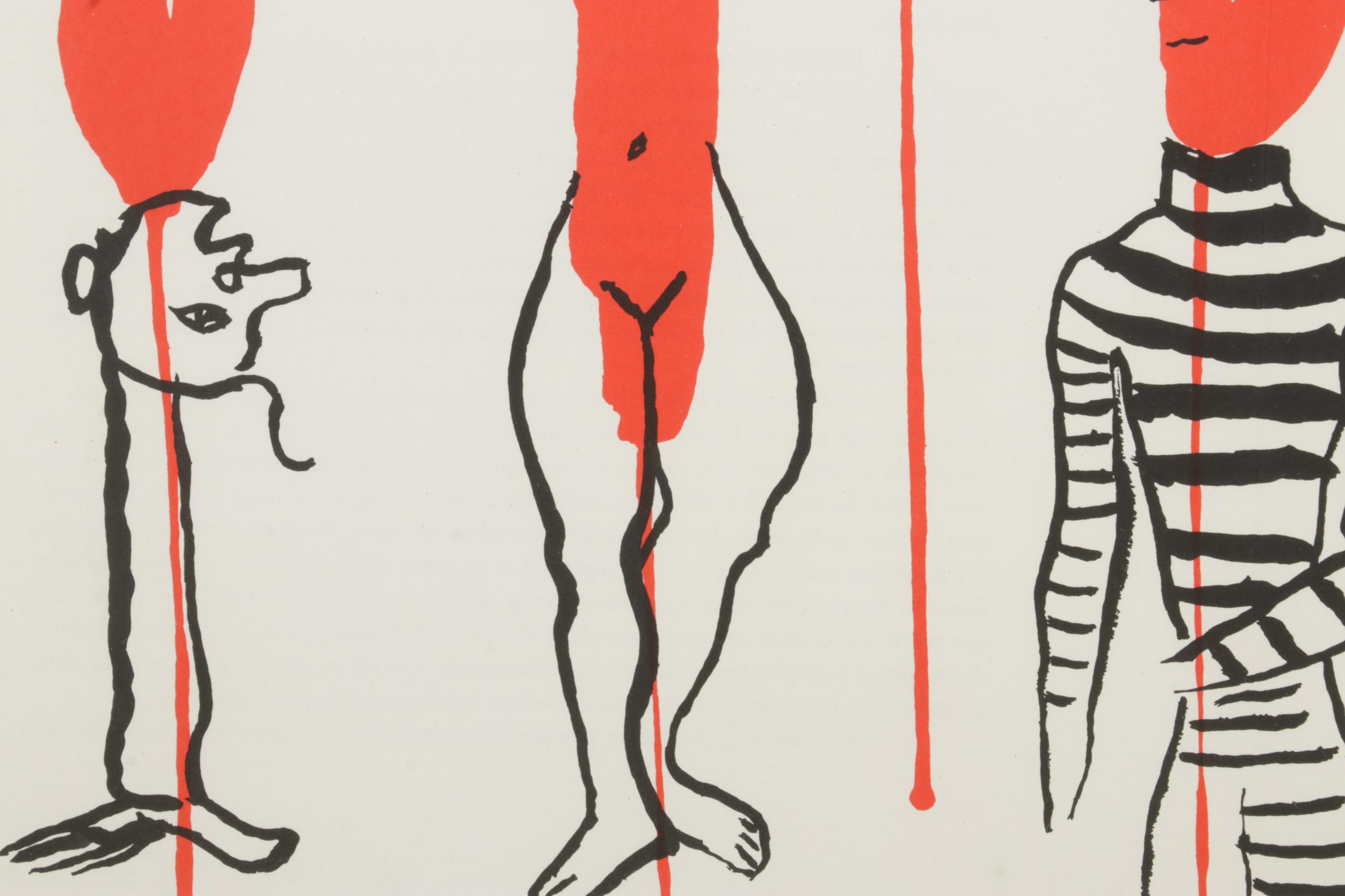 Alexander Calder Double-Page Color Lithograph for "Derrière le Miroir," 1966