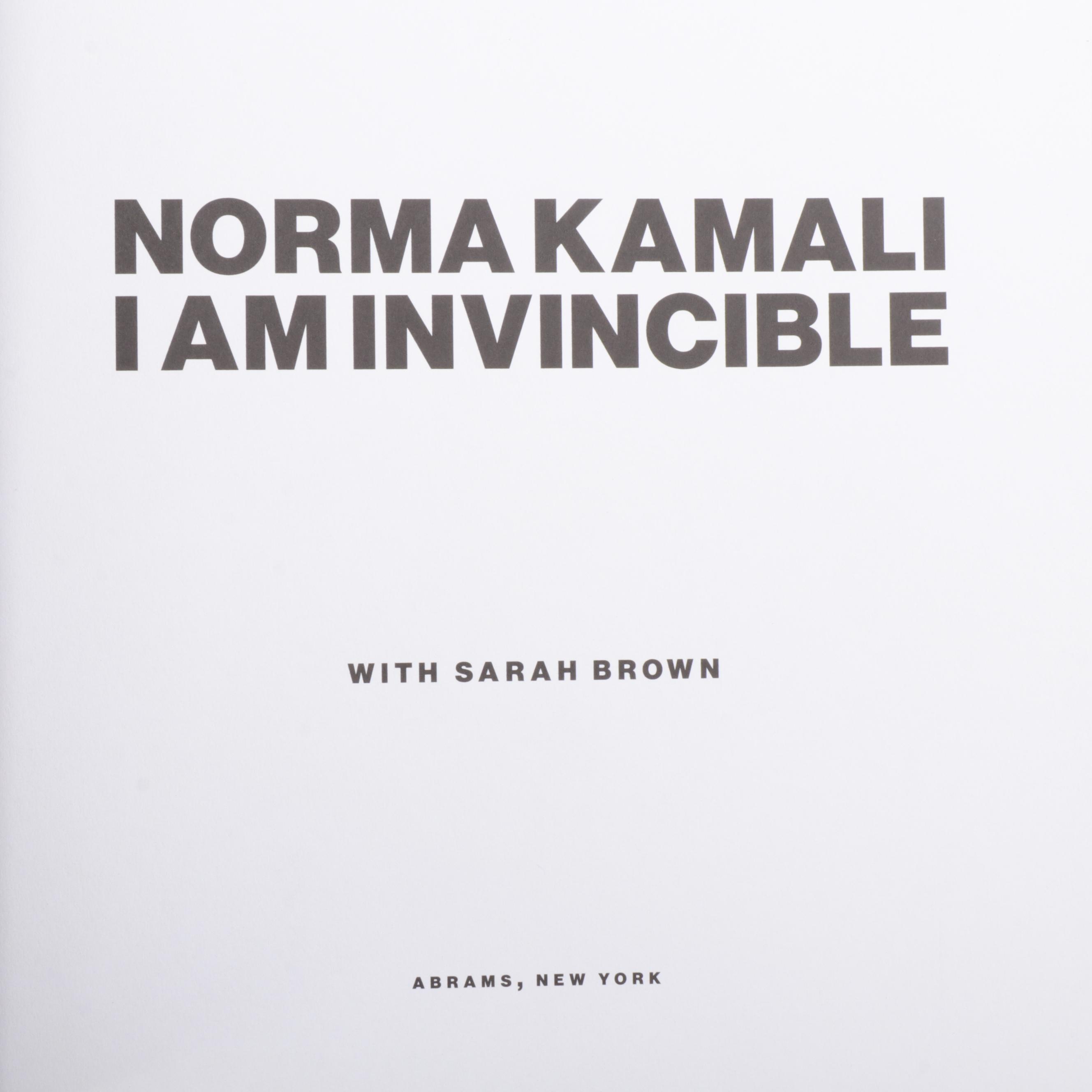 Norma Kamali Patterned OMO Jacket with Signed "I Am Invincible" Book