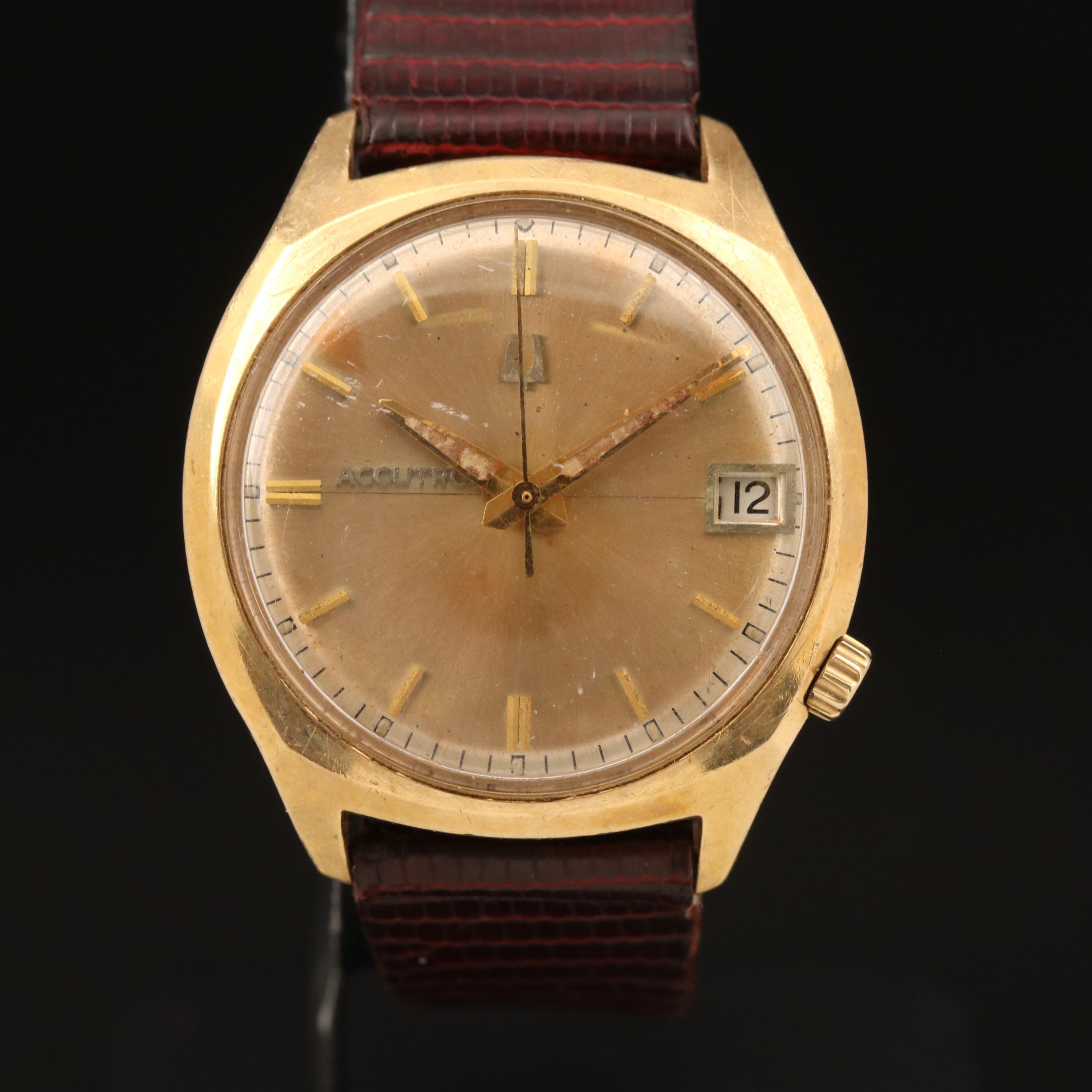 14K Bulova Accutron Watch