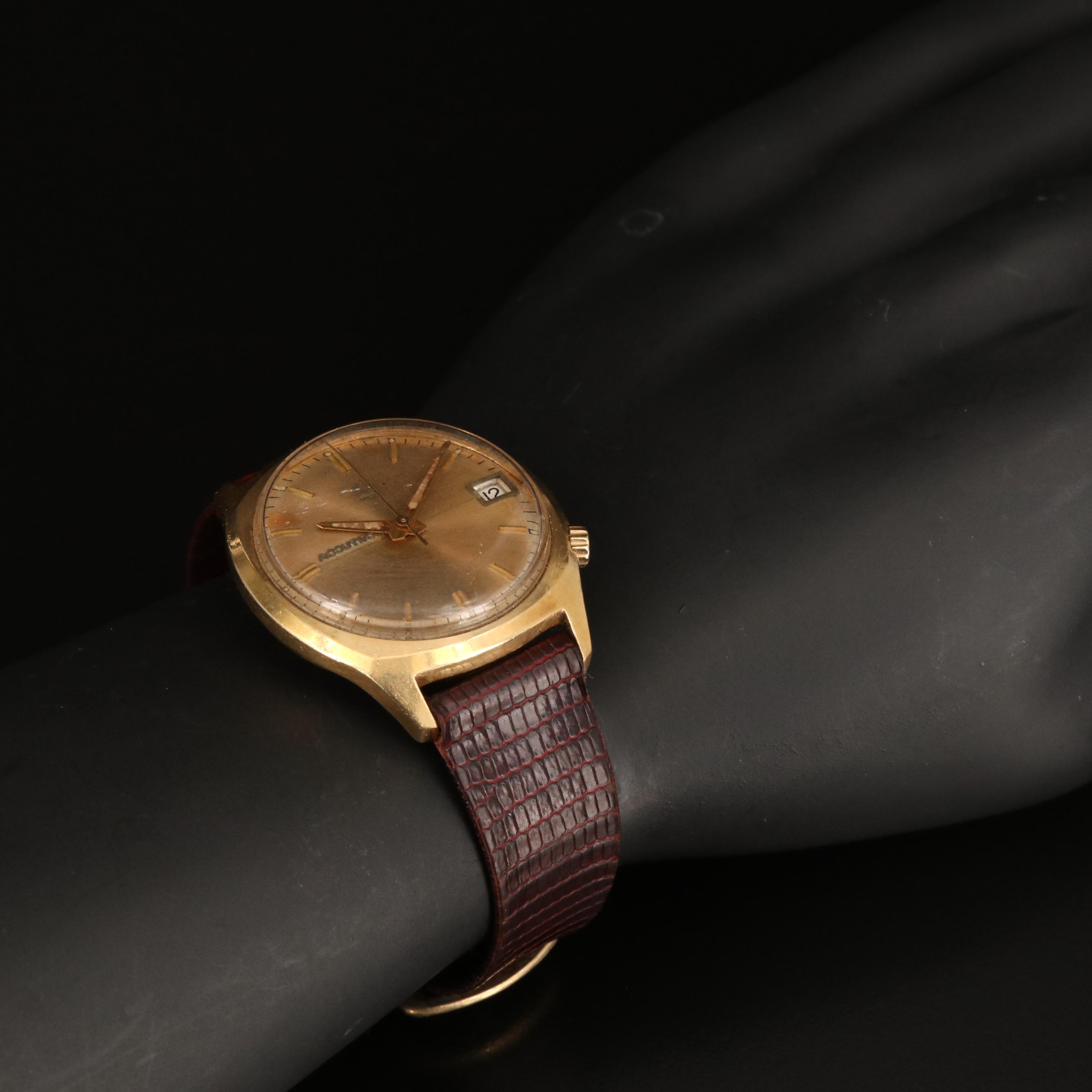 14K Bulova Accutron Watch