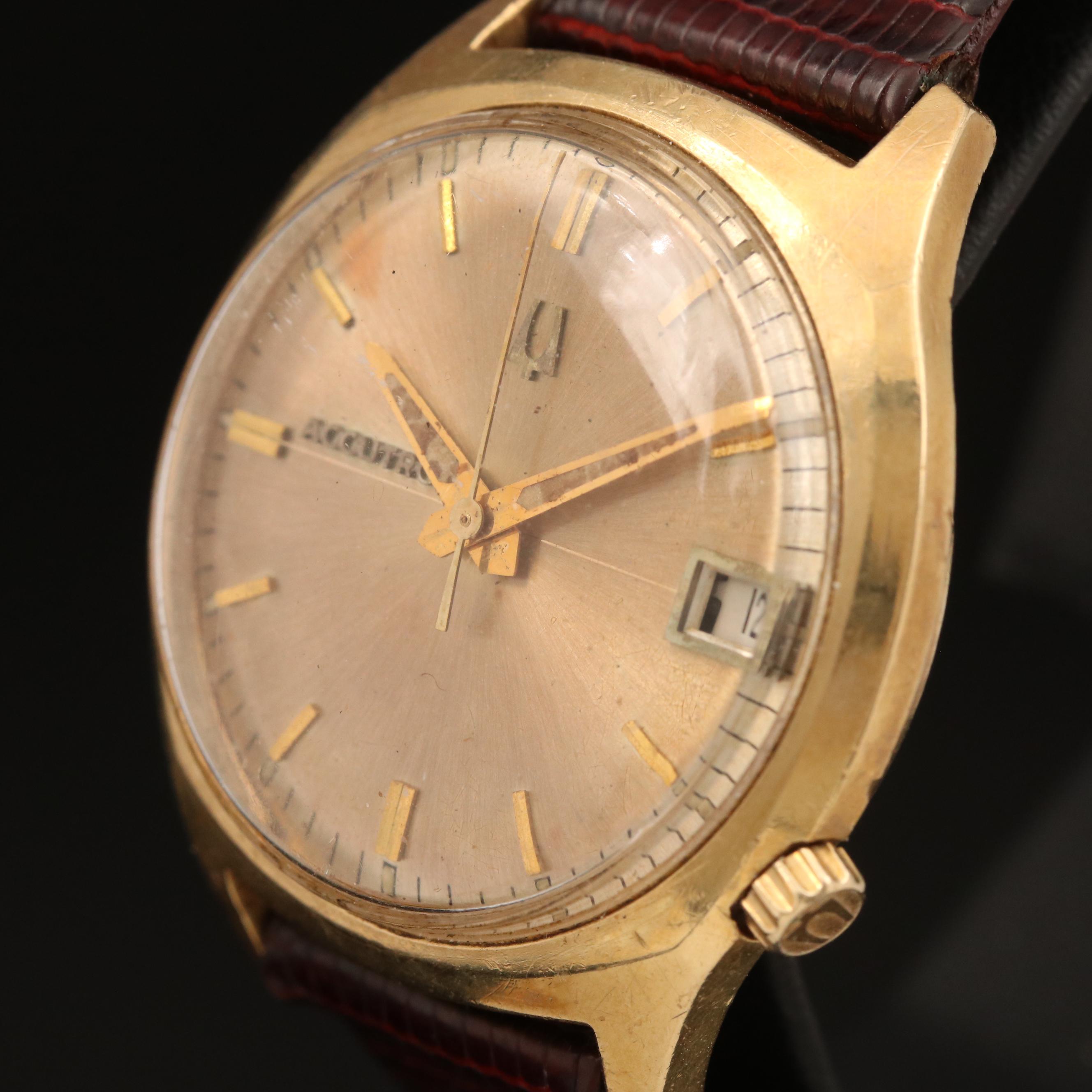 14K Bulova Accutron Watch