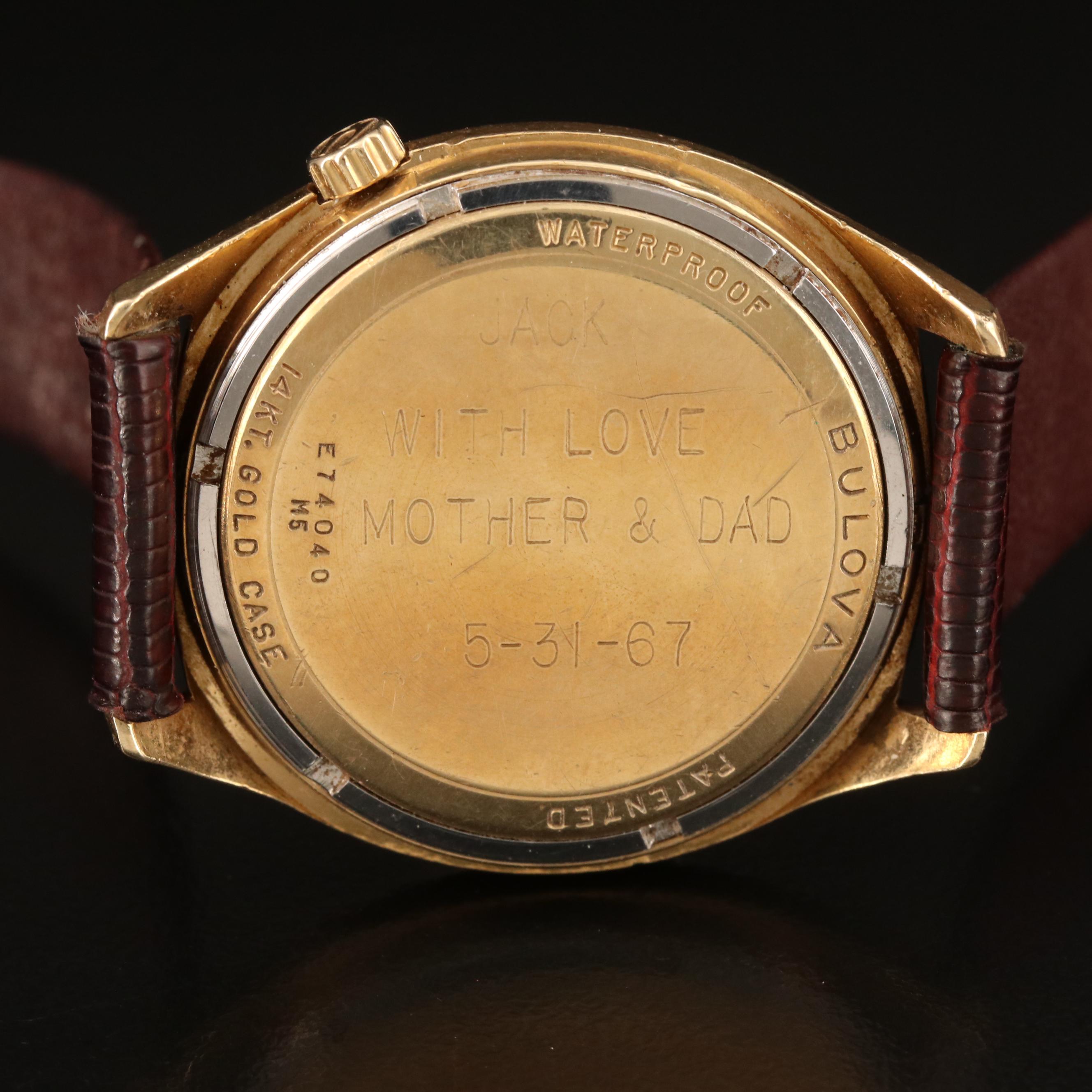 14K Bulova Accutron Watch