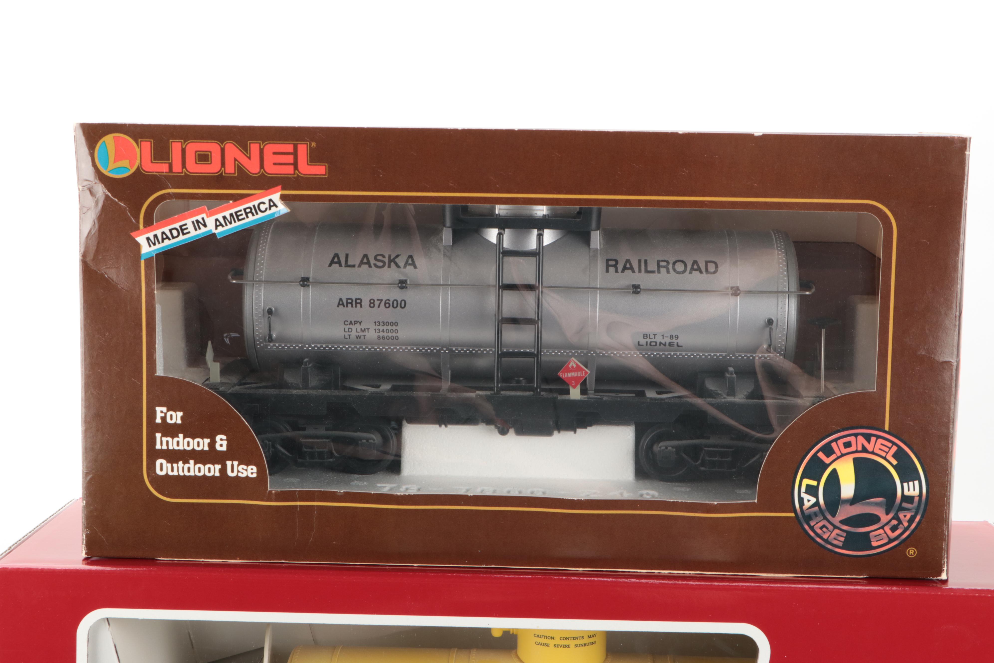 Lionel, Lehmann-Gross-Bahn G Scale Model Railway Alaska RR, Other Tankers