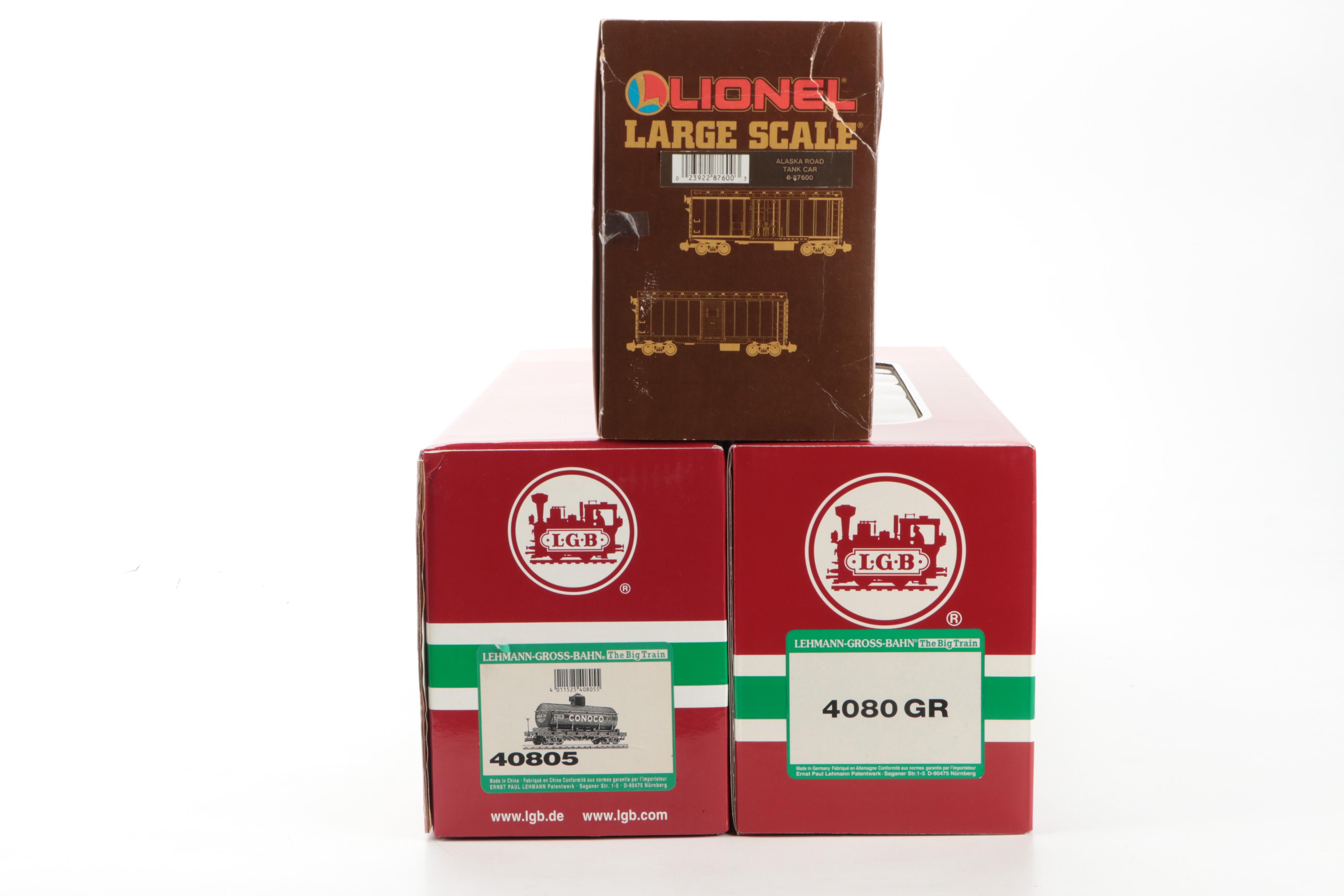 Lionel, Lehmann-Gross-Bahn G Scale Model Railway Alaska RR, Other Tankers