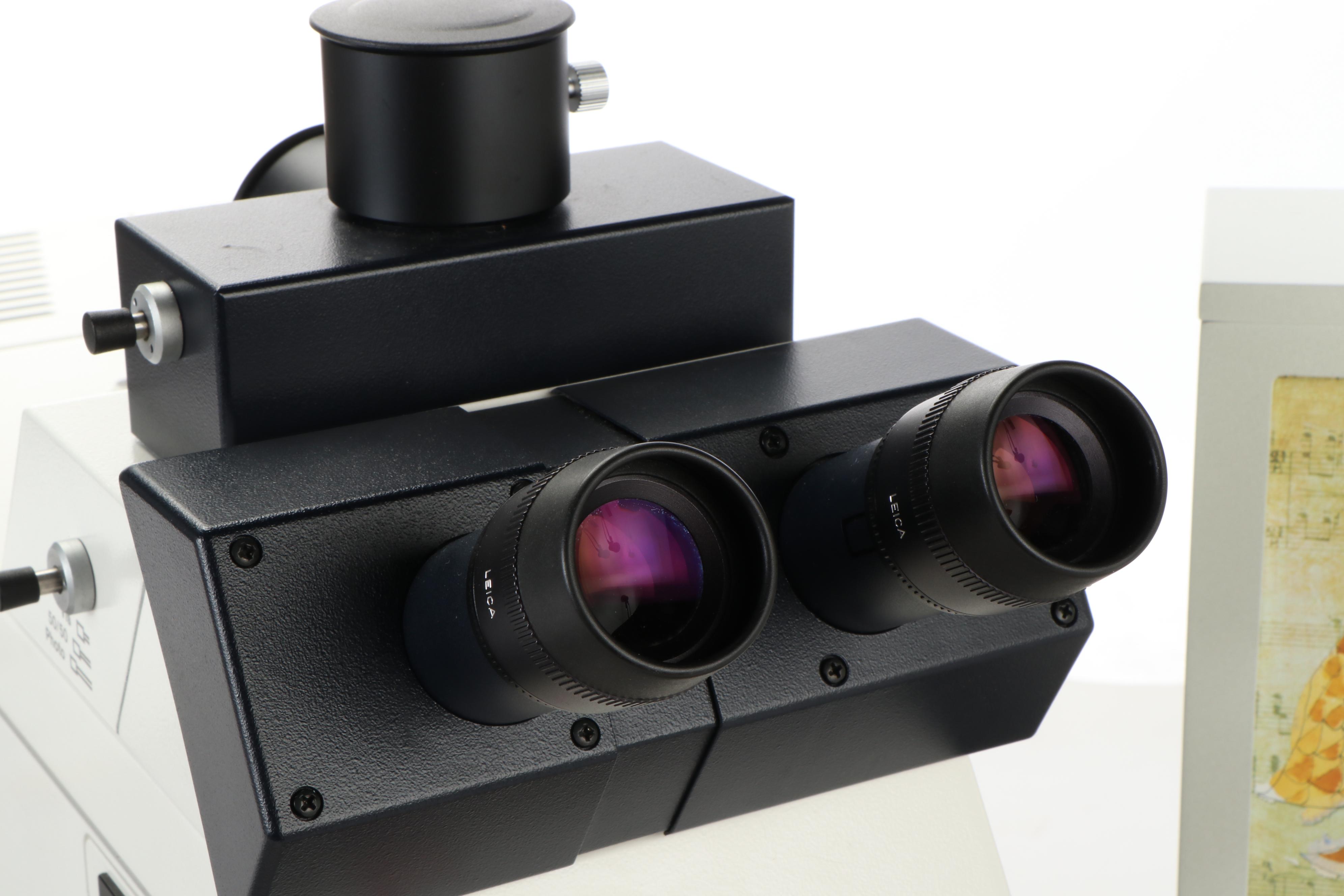 Leica Leitz DMRB Stereo Fluorescence Microscope Type 301-371.010, Accessories