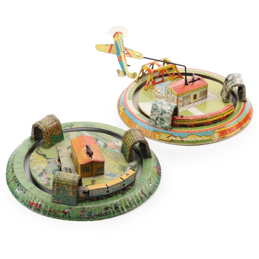 Louis Marx "Honeymoon Express" Tin Lithograph Wind-Up Toys, 1926–1942